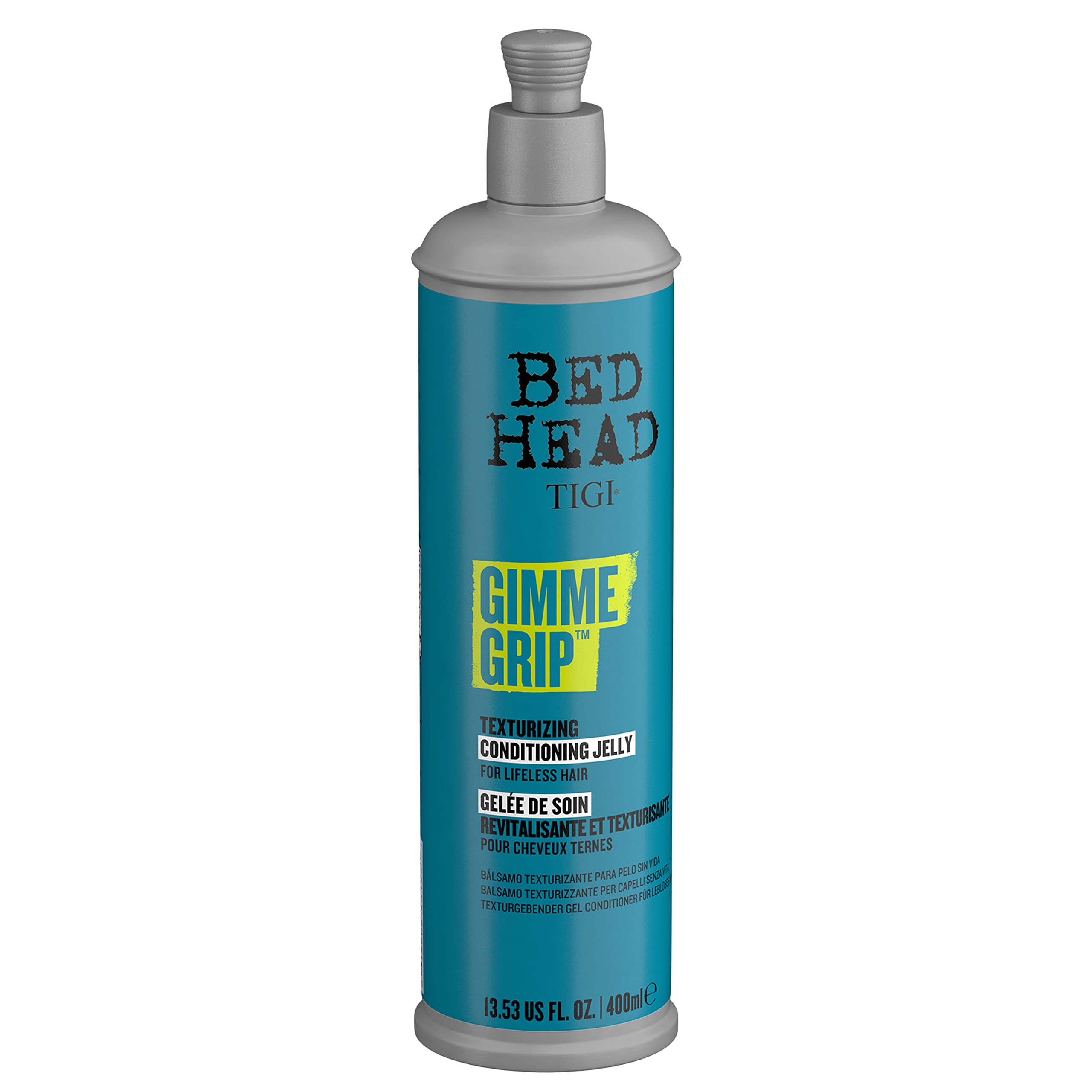 TIGI Bed Head Gimme Grip Texturizing Conditioner for Voluminous Hair - 13.53 fl oz | Adds Texture & Hold for Fine, Thin Hair - Perfect for Styling & Volume Boost