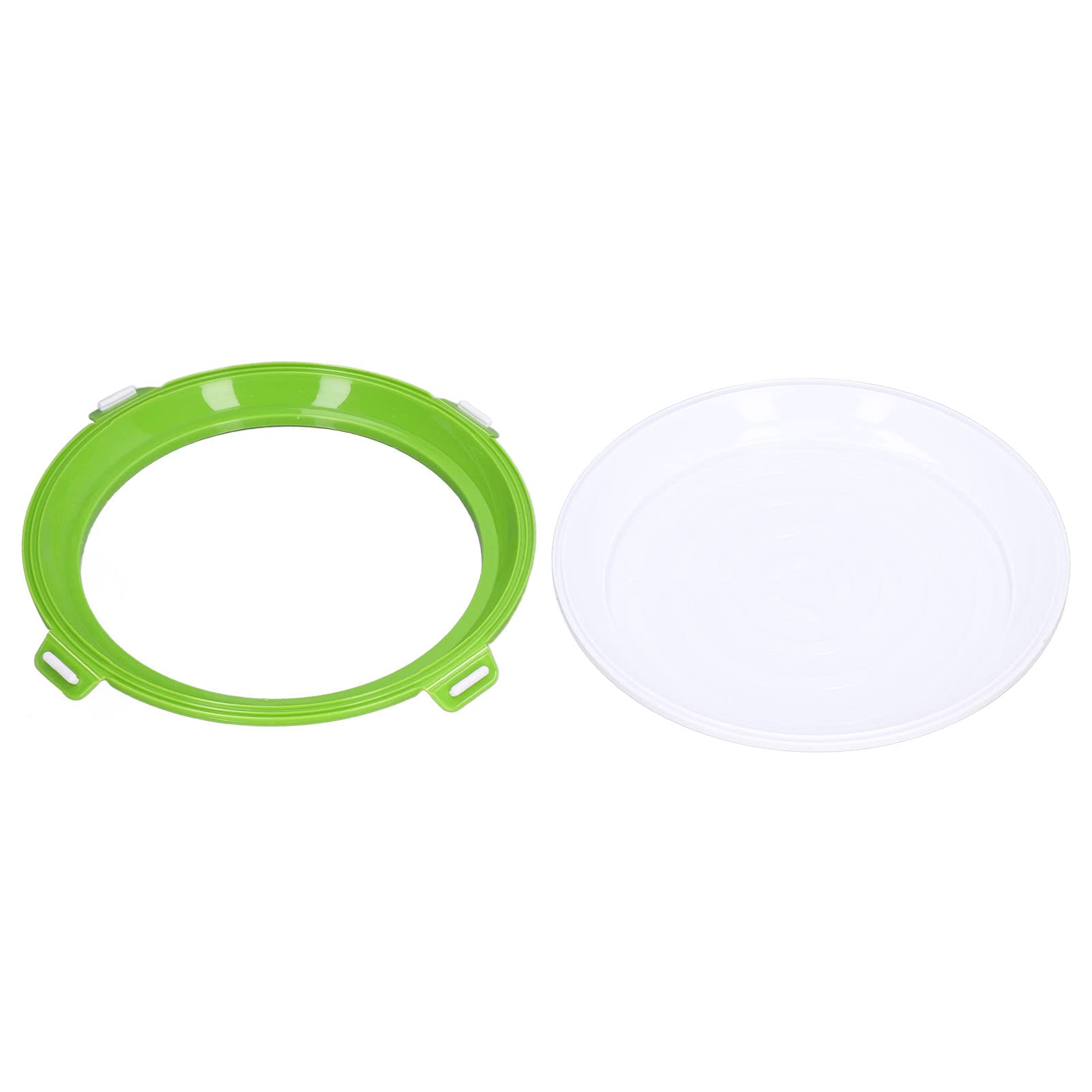 Eco-Friendly TPU Elastic Food Storage Container with Airtight Lid - Round Food Preservation Tray for Kitchen, Camping & Picnics | BPA-Free, Leakproof, Reusable (Green)