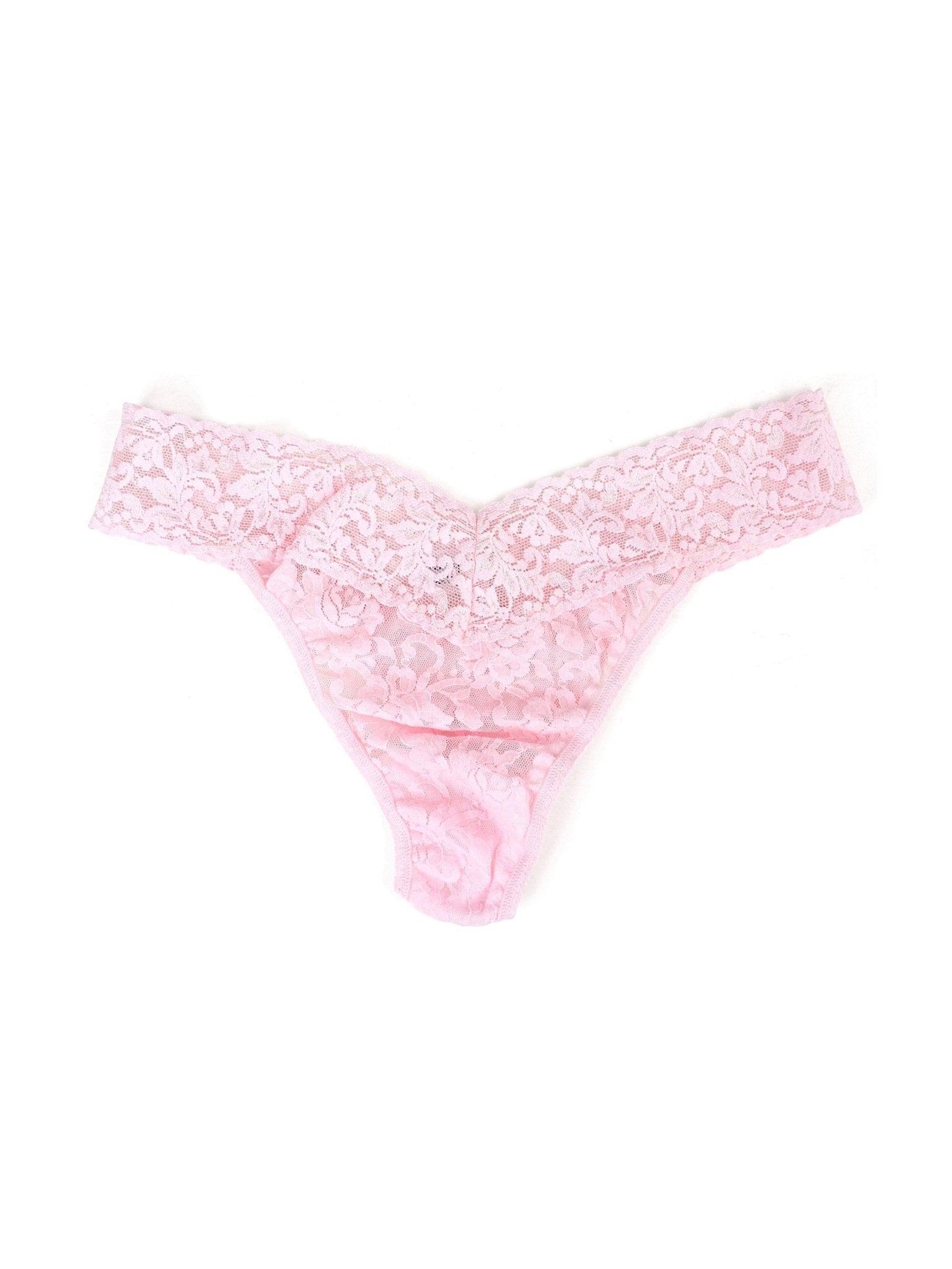 Plus Size Signature Lace® Original Rise Thong - Comfortable Women's Underwear for Everyday Wear, Special Occasions & Bridal Lingerie