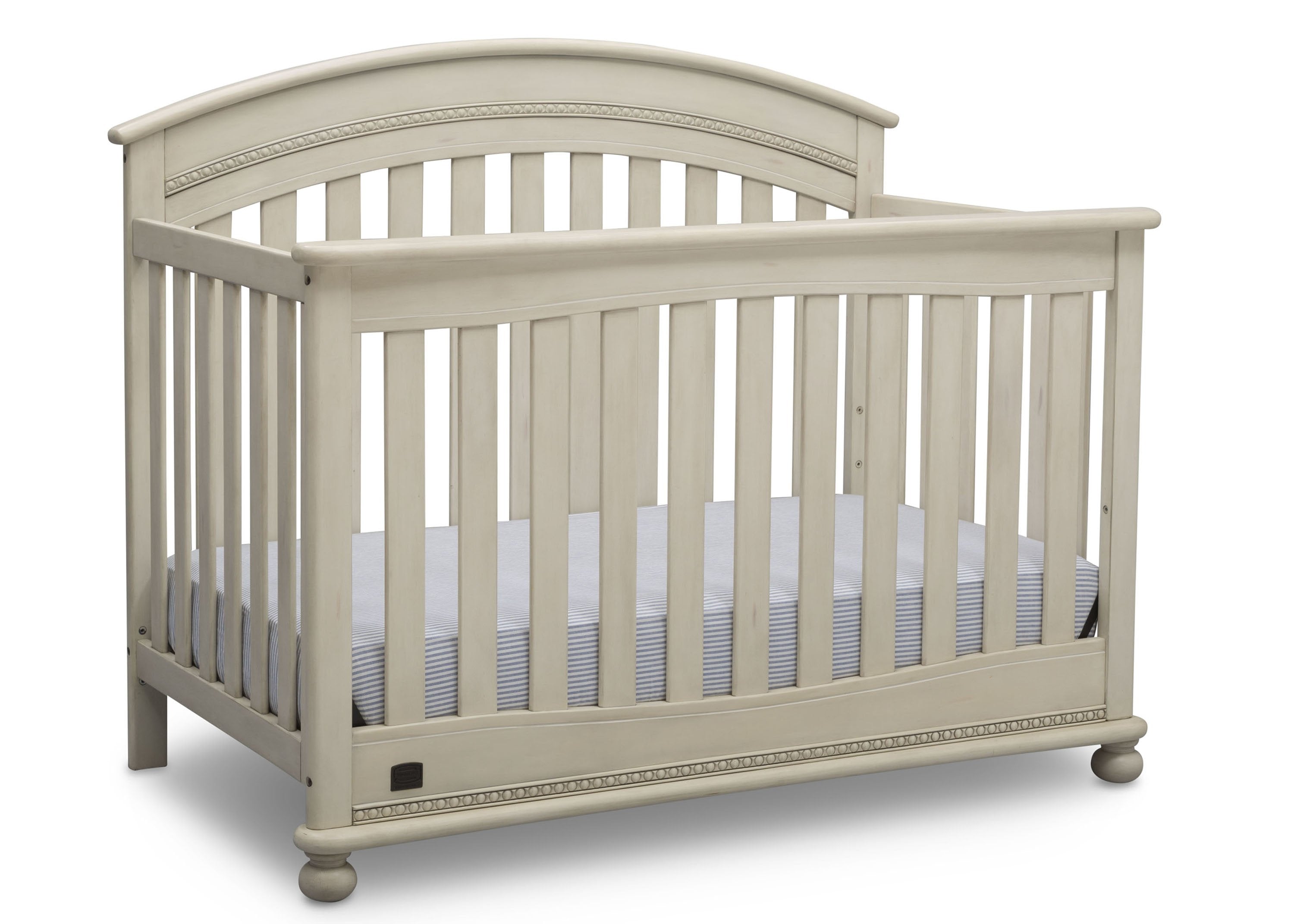 Aden 4-in-1 Convertible Baby Crib - Toddler Bed, Daybed & Full-Size Bed - Safe & Stylish Nursery Furniture for Newborns to Teens - Perfect for Bedrooms, Daycare & Guest Rooms