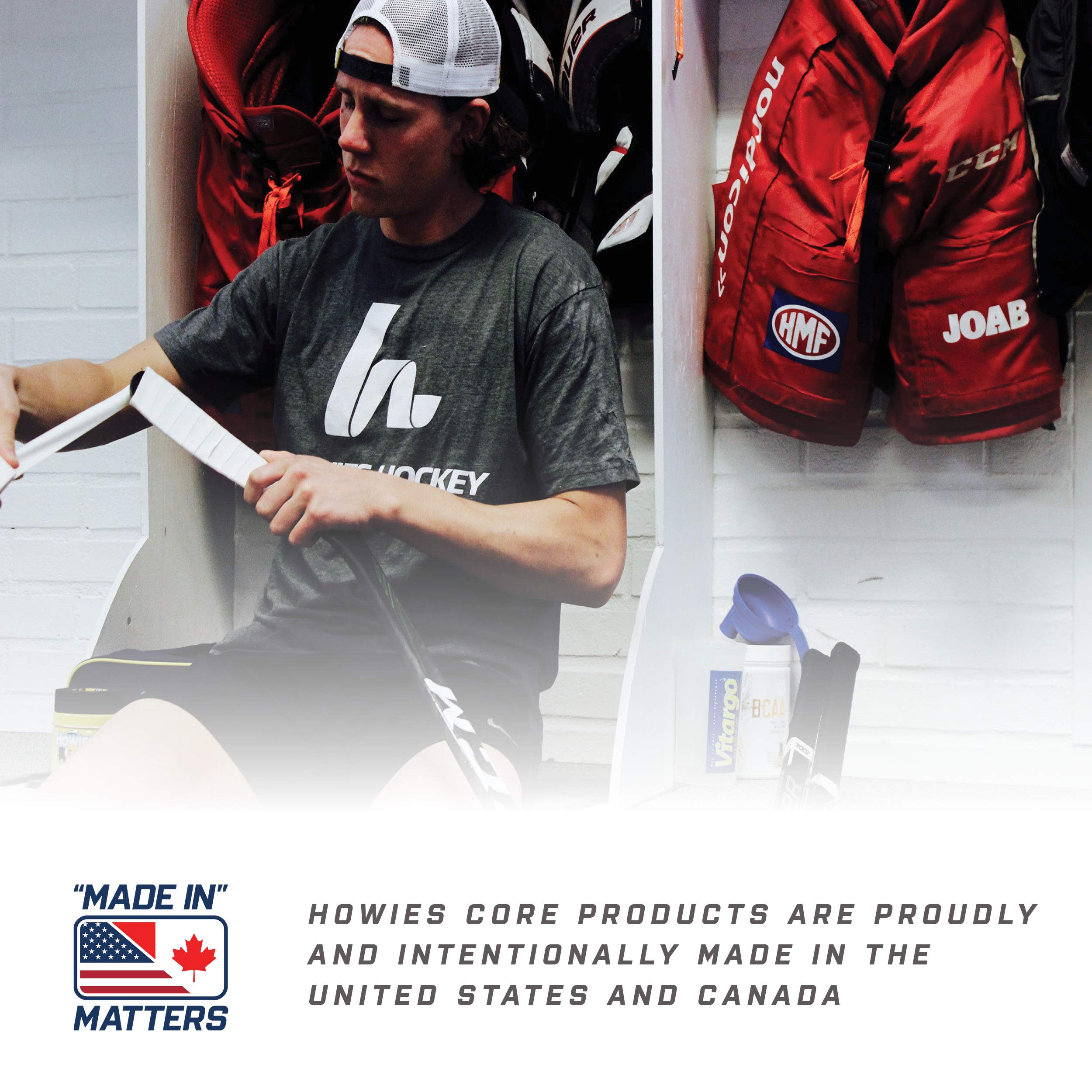 Howies Hockey Tape - Clear Shin Pad Tape & White Cloth Tape (30 Pack) with Free Tape Tin | Durable Grip for Hockey Sticks & Shin Guards | Perfect for Ice Hockey, Field Hockey & Sports Equipment Protection