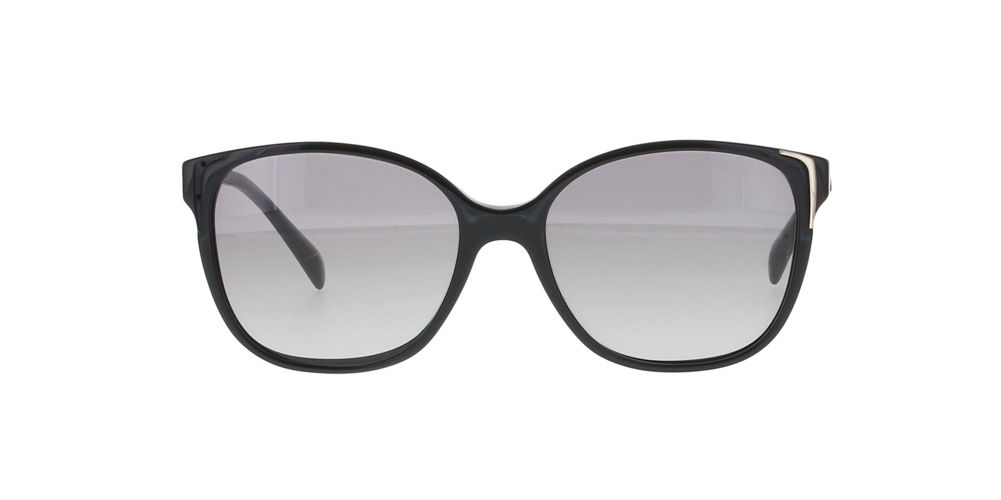 Prada Black Round Sunglasses for Women & Men - Stylish UV Protection Shades for Outdoor, Driving, and Fashion