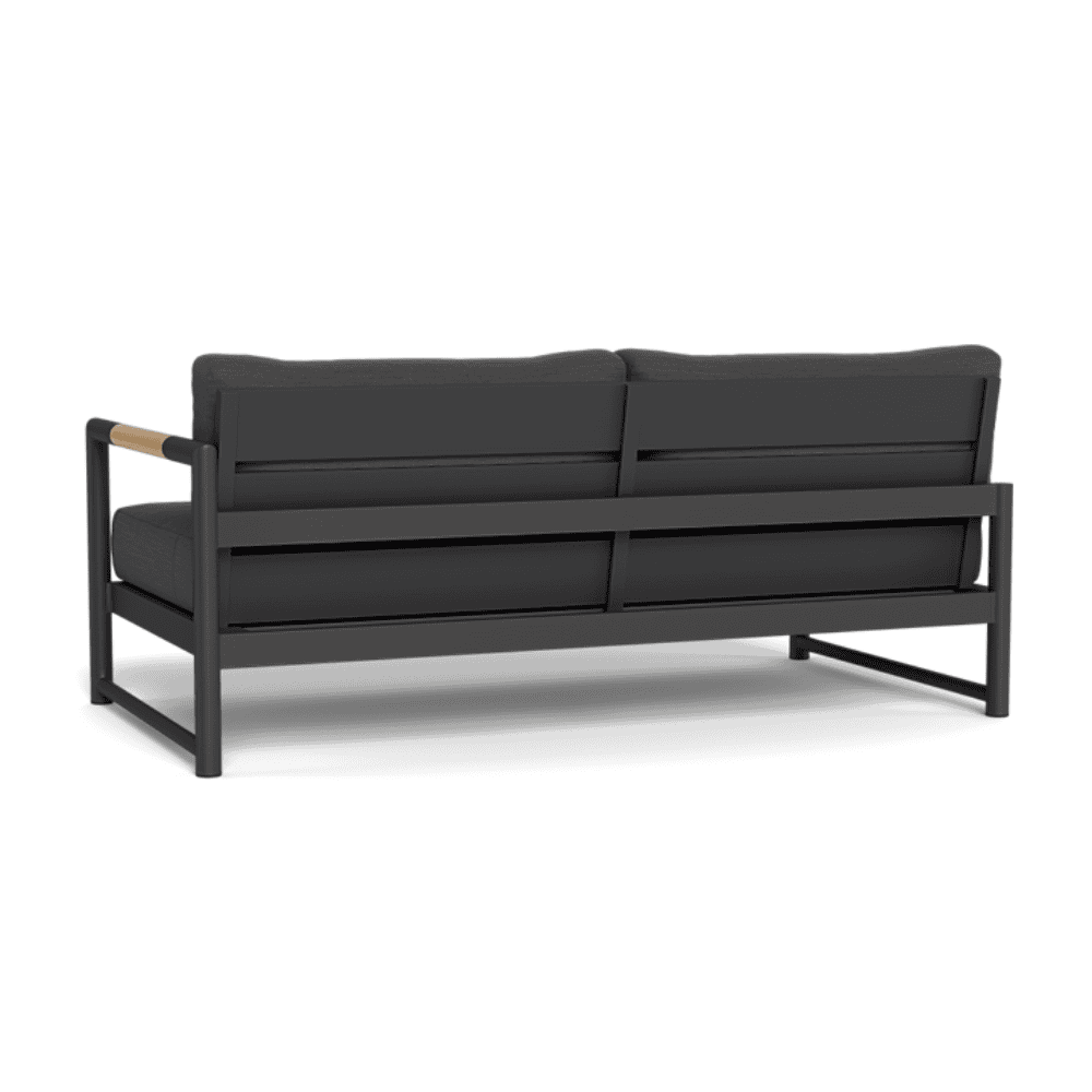 Breeze XL Outdoor Patio Loveseat with Right Arm - Perfect for Gardens, Decks, and Poolside Relaxation