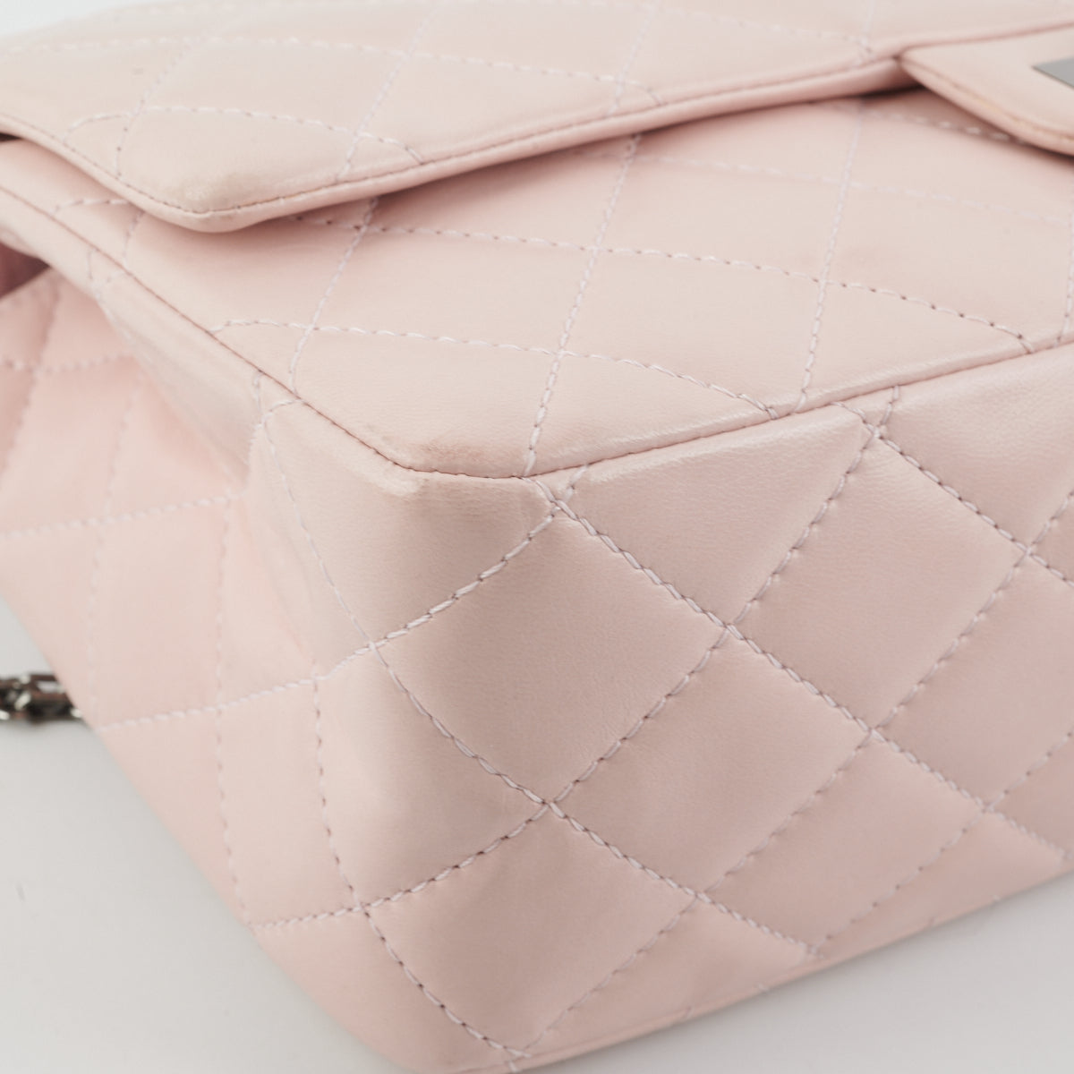 Authentic Chanel 2.55 Reissue 227 Lambskin Leather Handbag in Pink - Luxury Crossbody Bag for Women, Perfect for Date Night & Special Occasions