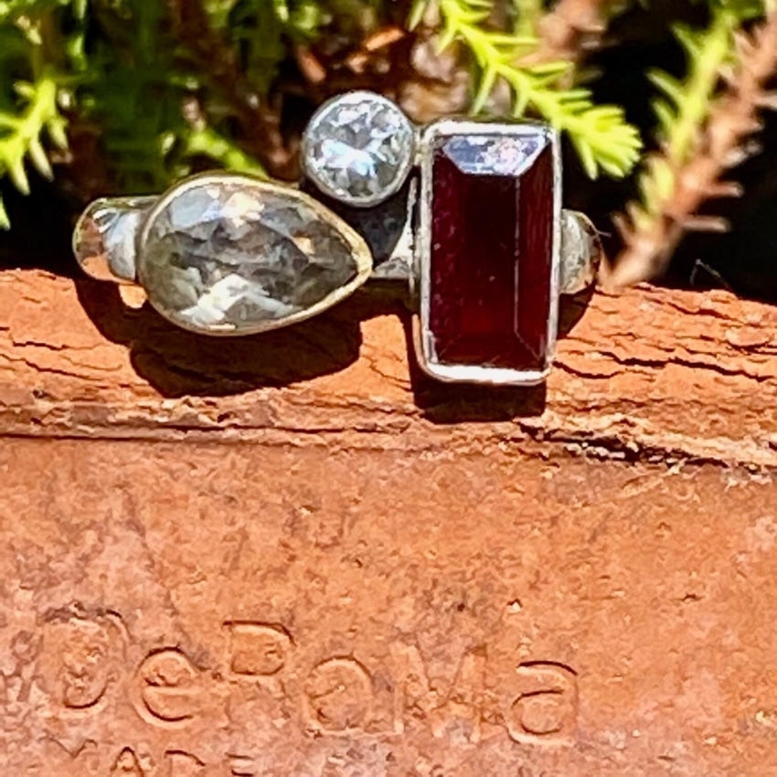925 Sterling Silver Gemstone Ring for Women - Size 8 | Elegant Birthstone Jewelry for Gifts, Anniversary & Everyday Wear