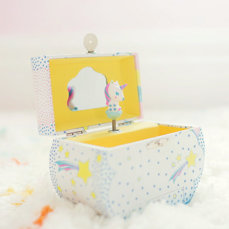 Djeco Unicorn's Dream Music Box - Magical Melody Jewelry Box for Girls | Perfect Gift for Birthdays, Christmas & Bedtime Lullabies