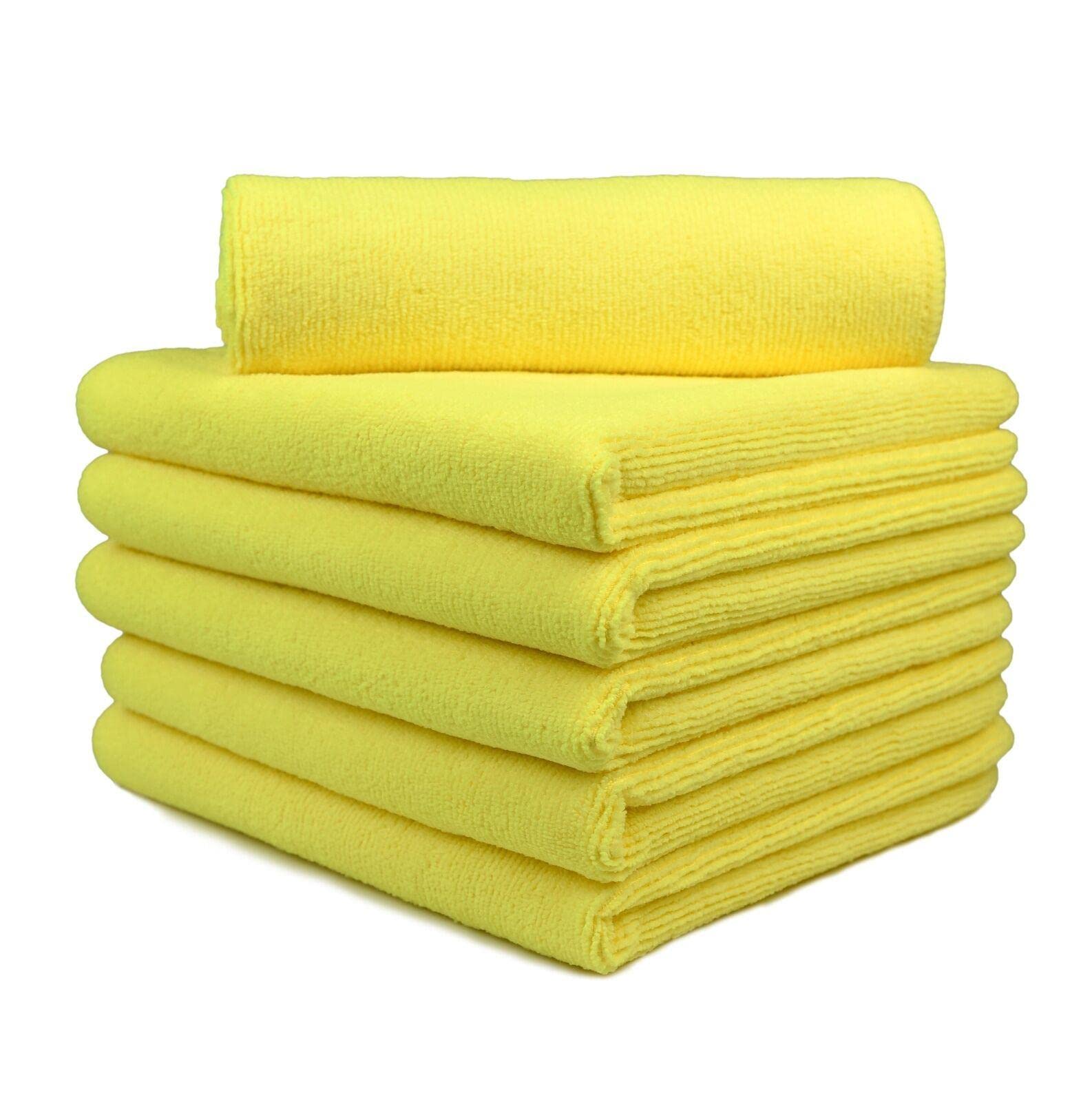 10-Pack Microfiber Cleaning Towels 16x16