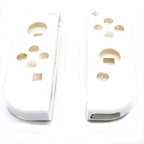 Premium White Nintendo Switch NS Joy-Con Housing Shell Case with Middle Frame - Durable Protection for Joy-Con Controllers & Console - Perfect for Gaming, Travel, and Everyday Use