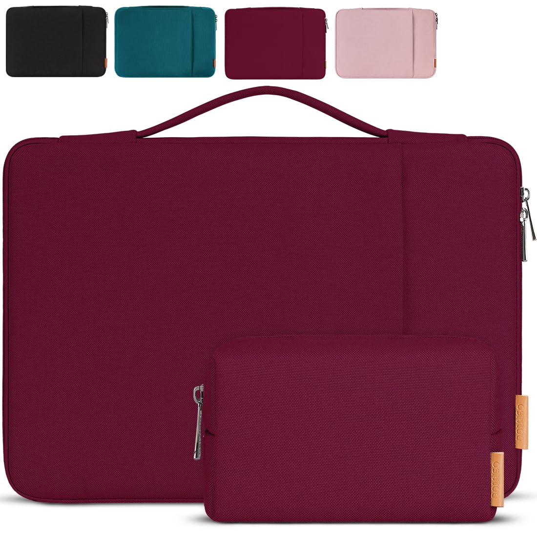 DOMISO 13.3 Inch Laptop Sleeve Case - Water Resistant & Shockproof Protective Cover for 13.5