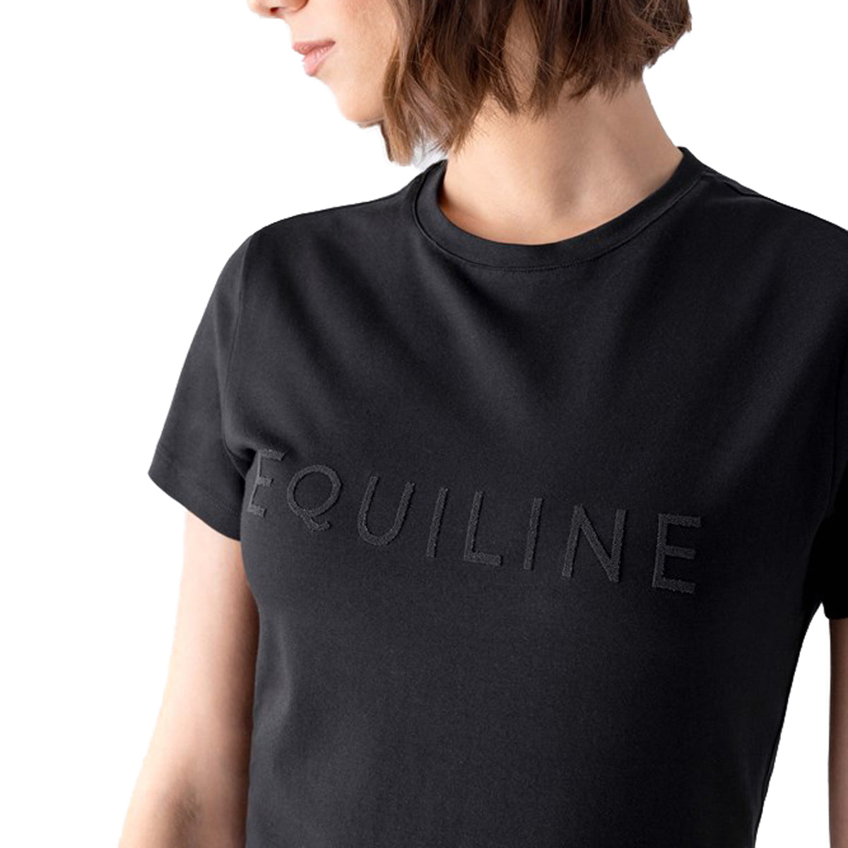 Equiline Women's Gusbig T-Shirt - Soft Cotton Casual Tee for Everyday Wear | Perfect for Work, Gym & Outings