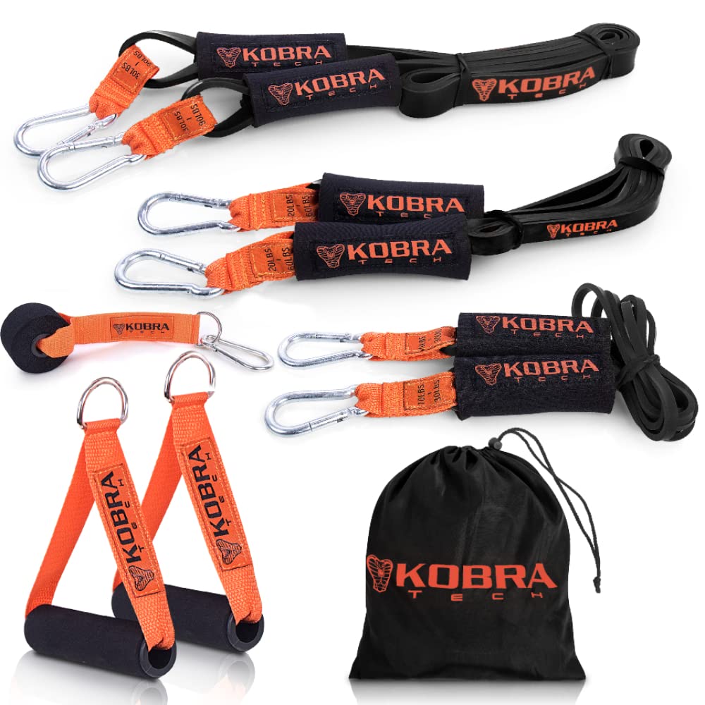 Premium Heavy Resistance Bands Set for Full-Body Workouts - Home Gym Exercise Kit with Handles & Pull-Up Bar - Strength Training Equipment for Men & Women | Perfect for Home Fitness, CrossFit, and Physical Therapy