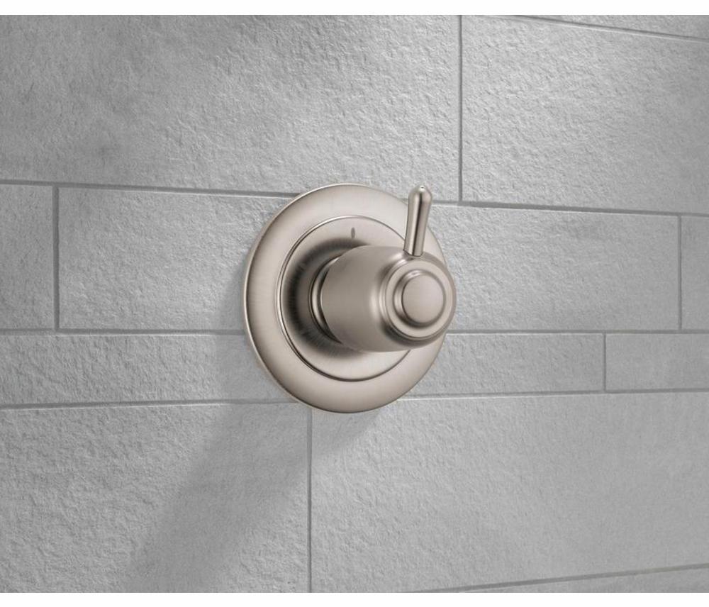 Delta T11800 Stainless Steel 3-Setting Diverter Trim Kit - Perfect for Bathroom Shower Faucet & Tub Spout Installation
