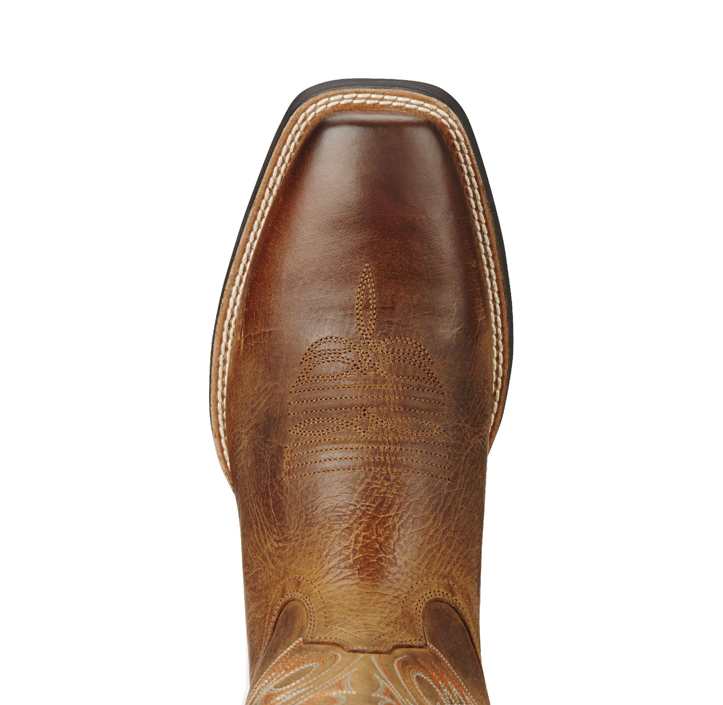 Ariat Men's Sport Herdsman Western Boot - Durable Cowboy Boots for Riding, Work & Outdoor Activities | Comfortable Roper Boots for Ranch, Farm & Country Lifestyle
