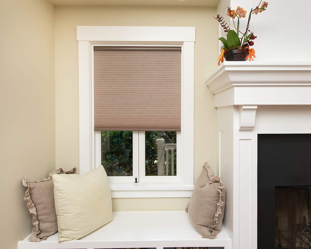 Redi Shade No Tools Required Cordless Cellular Blackout Shades - Khaki, 29