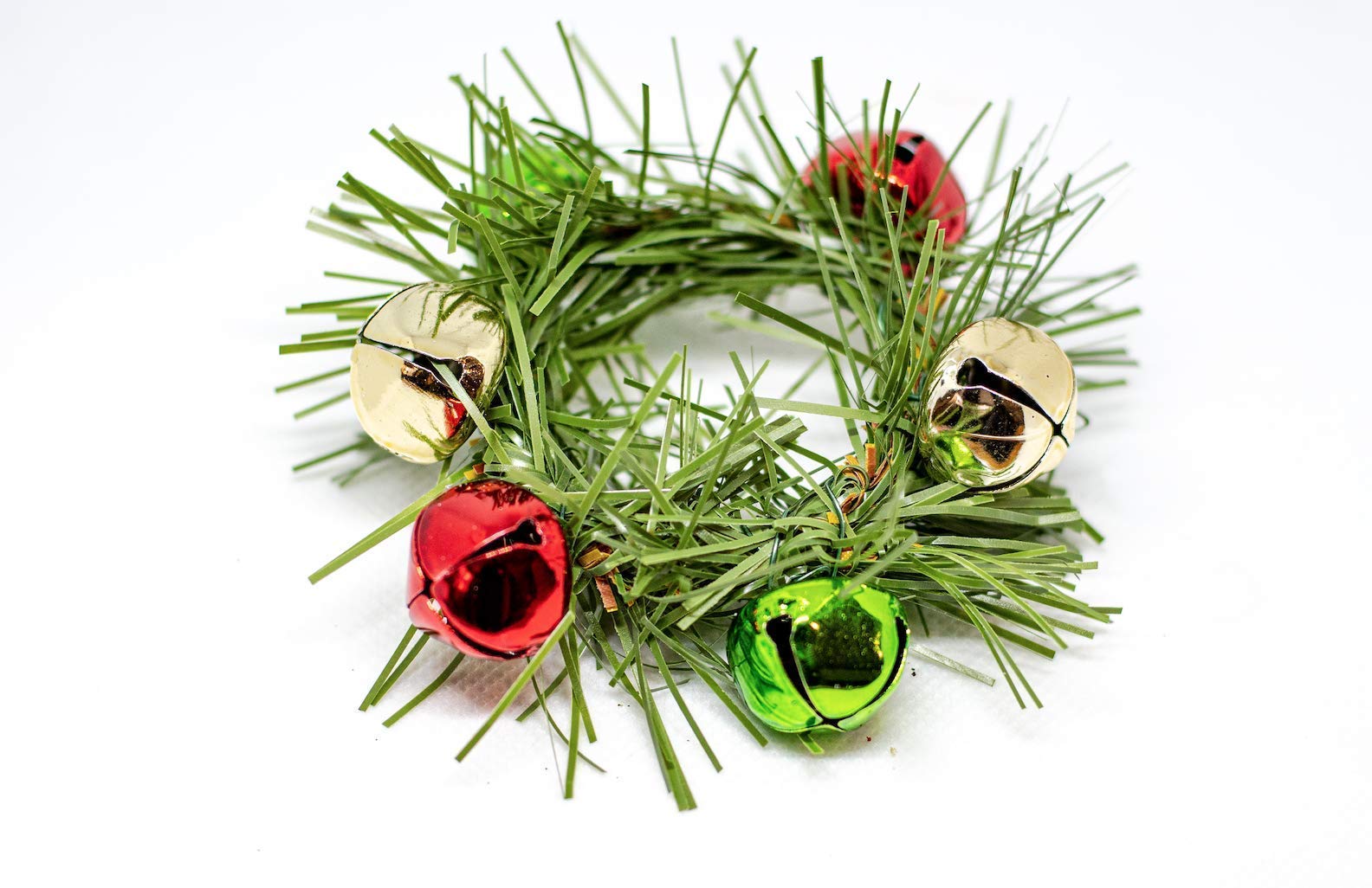 Festive Jingle Bells Napkin Rings Set of 6 - Christmas Table Decor for Holiday Dining