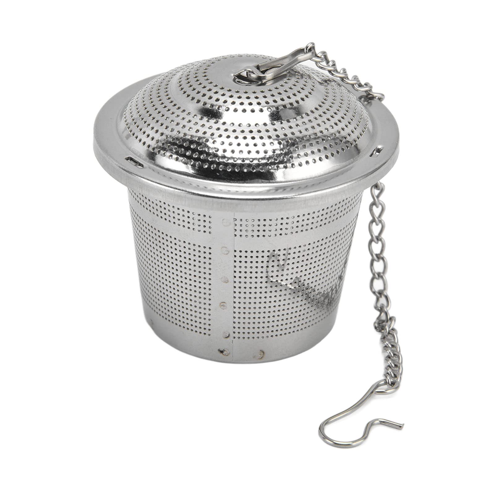 Premium Stainless Steel Tea Strainer & Infuser with Saucer - Ideal for Loose Leaf Tea, Coffee, and Herbal Brewing - Perfect for Home, Office, and Tea Party Use