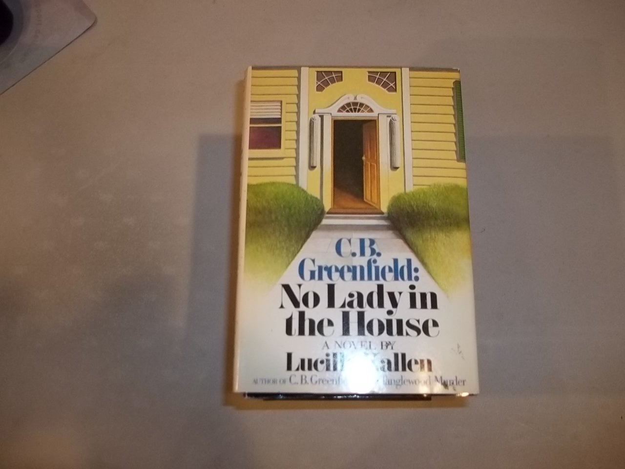 C.B. Greenfield: No Lady In The House - Mystery Novel | Crime Fiction Book | Detective Story for Adults | Perfect for Book Clubs & Relaxing Evenings