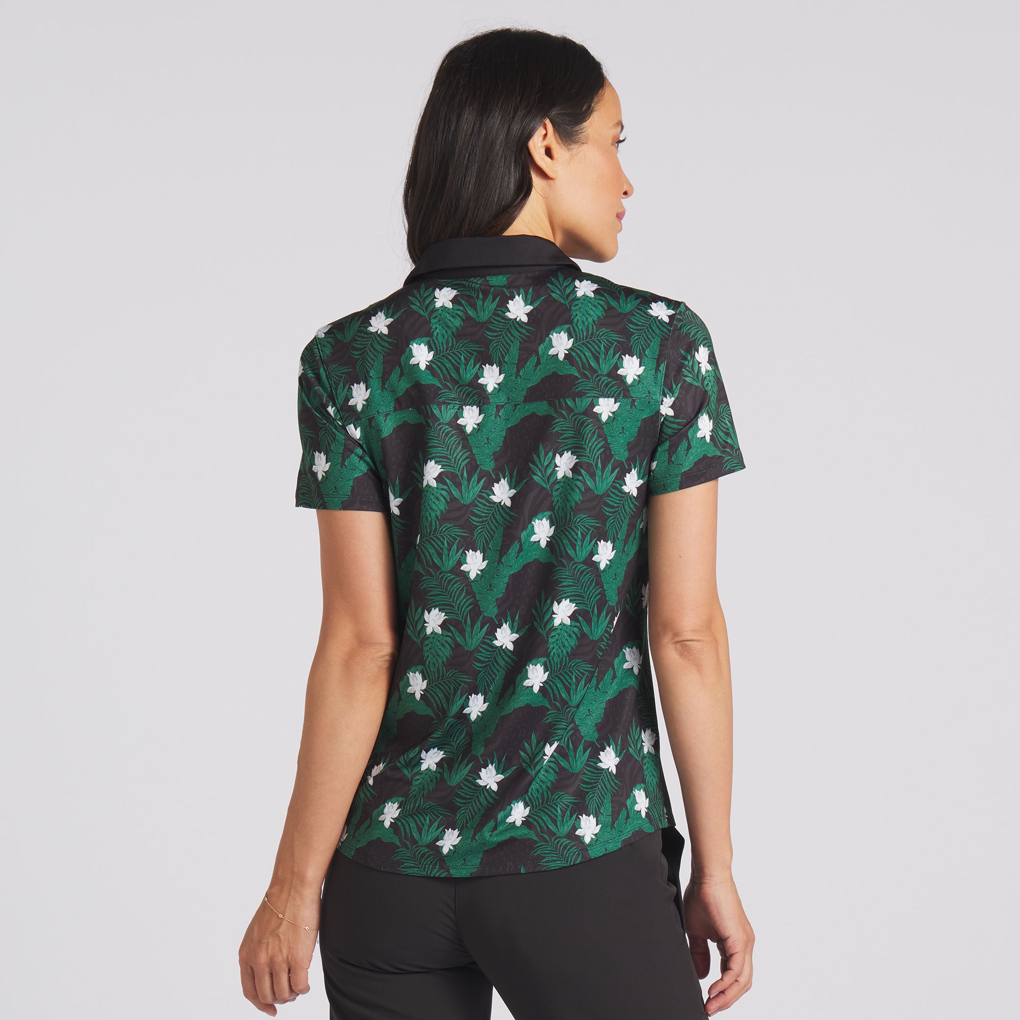 Women's MATTR Tropic Golf Polo Shirt - Breathable Quick-Dry Performance Top for Golf, Tennis & Outdoor Activities