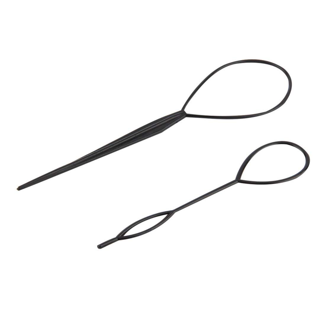 2 Pack Hair Braiding Tool Set - Professional Salon Ponytail Maker & Styling Tool for Easy DIY Hairstyles at Home or Salon | Perfect for Parties, Weddings, and Everyday Styling