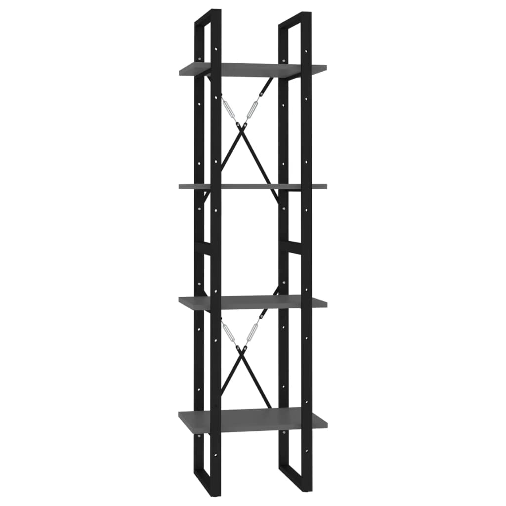 4-Tier Floor Standing Bookcase - 15.7