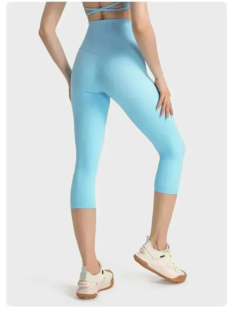Lemon Women's High Waist Align Yoga Shorts - Workout Fitness Running Cycling Leggings for Women | Perfect for Yoga, Gym, Outdoor Sports & Active Lifestyle