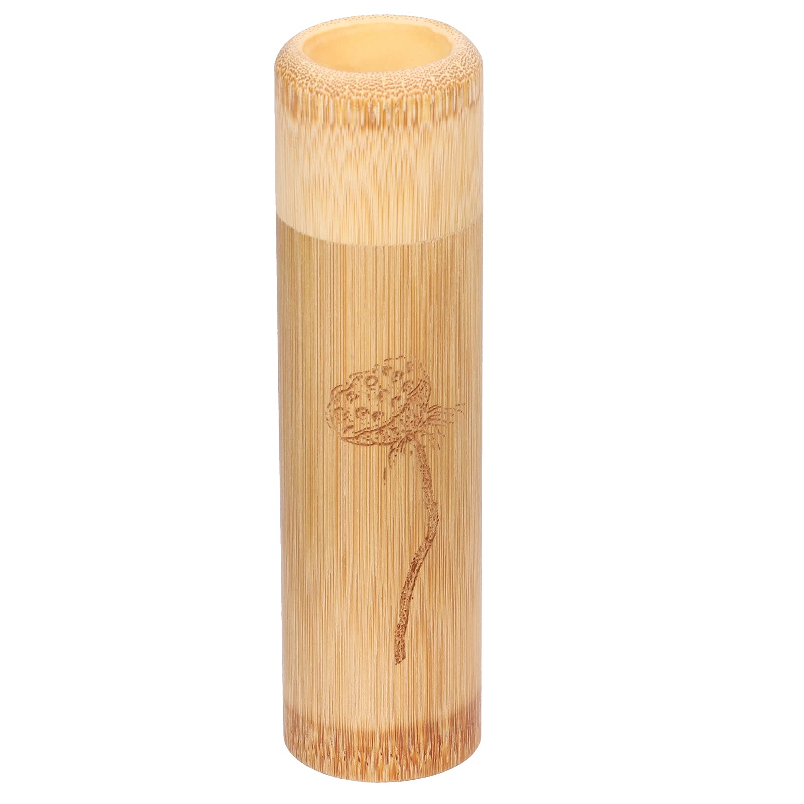 Premium Bamboo Tea Canister - Airtight Portable Tea Storage Container for Loose Leaf Tea, Coffee Grounds, Sugar & Flour - Ideal for Kitchen, Pantry & Travel Use