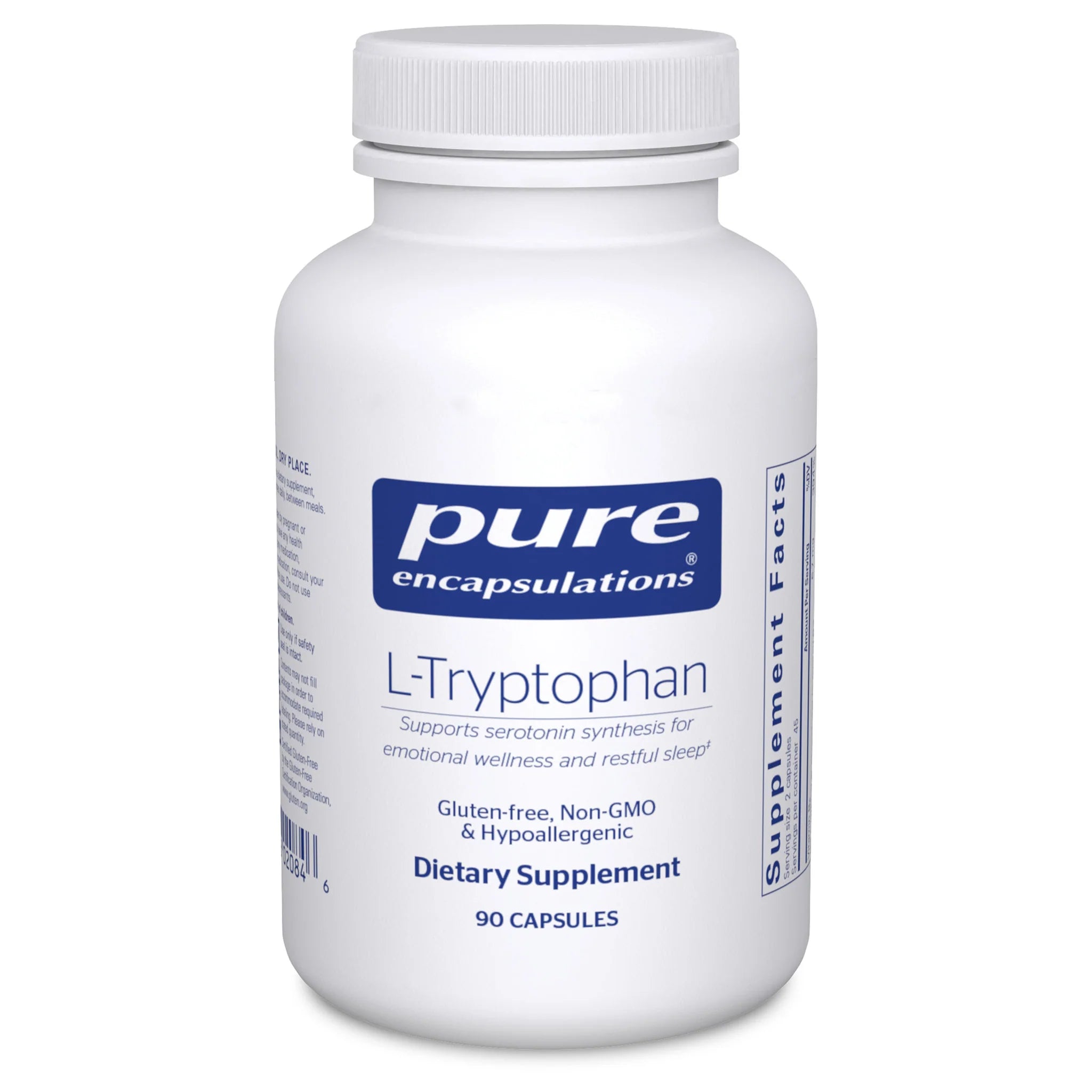 Premium L-Tryptophan 90 Capsules | Natural Mood Support & Sleep Aid Supplement | Vegan & Non-GMO | Stress Relief & Serotonin Booster | Perfect for Relaxation & Better Sleep