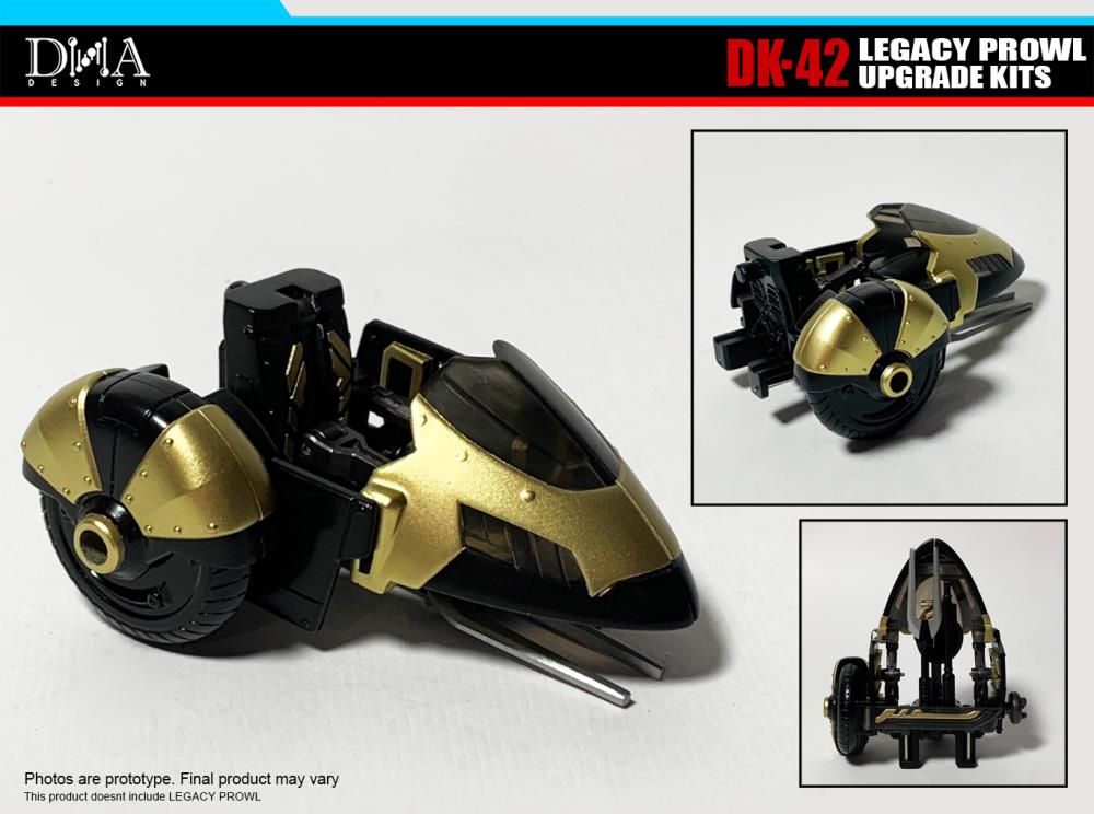 DNA Design DK 42 Upgrade Kit for Transformers Legacy Evolution Animated Prowl - Custom Parts for Enhanced Robot & Vehicle Modes - Perfect for Collectors & Display