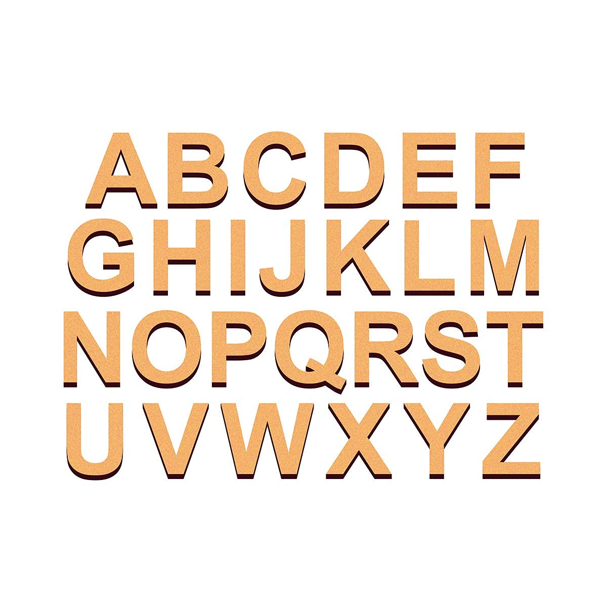 CLITHS Wooden Alphabet & Number Cutout Set - 82 Pcs Educational Learning Toys for Kids | Perfect for Preschool, Homeschooling & Early Childhood Development