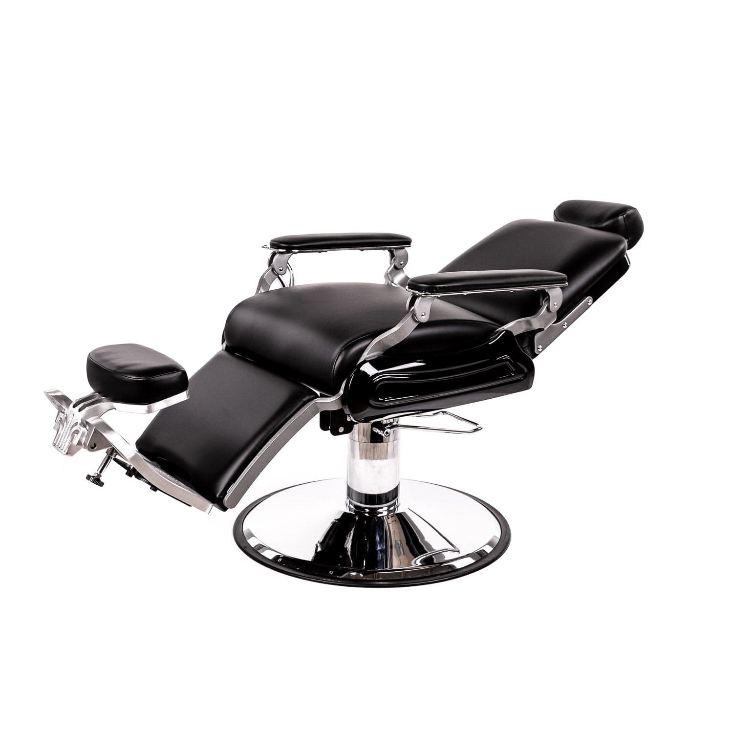 VEECO TRIBUTE Professional Barber Chair for Salon & Home Use - Heavy Duty Hydraulic Styling Chair with Adjustable Height & Reclining Backrest - Perfect for Haircuts, Shaves & Styling