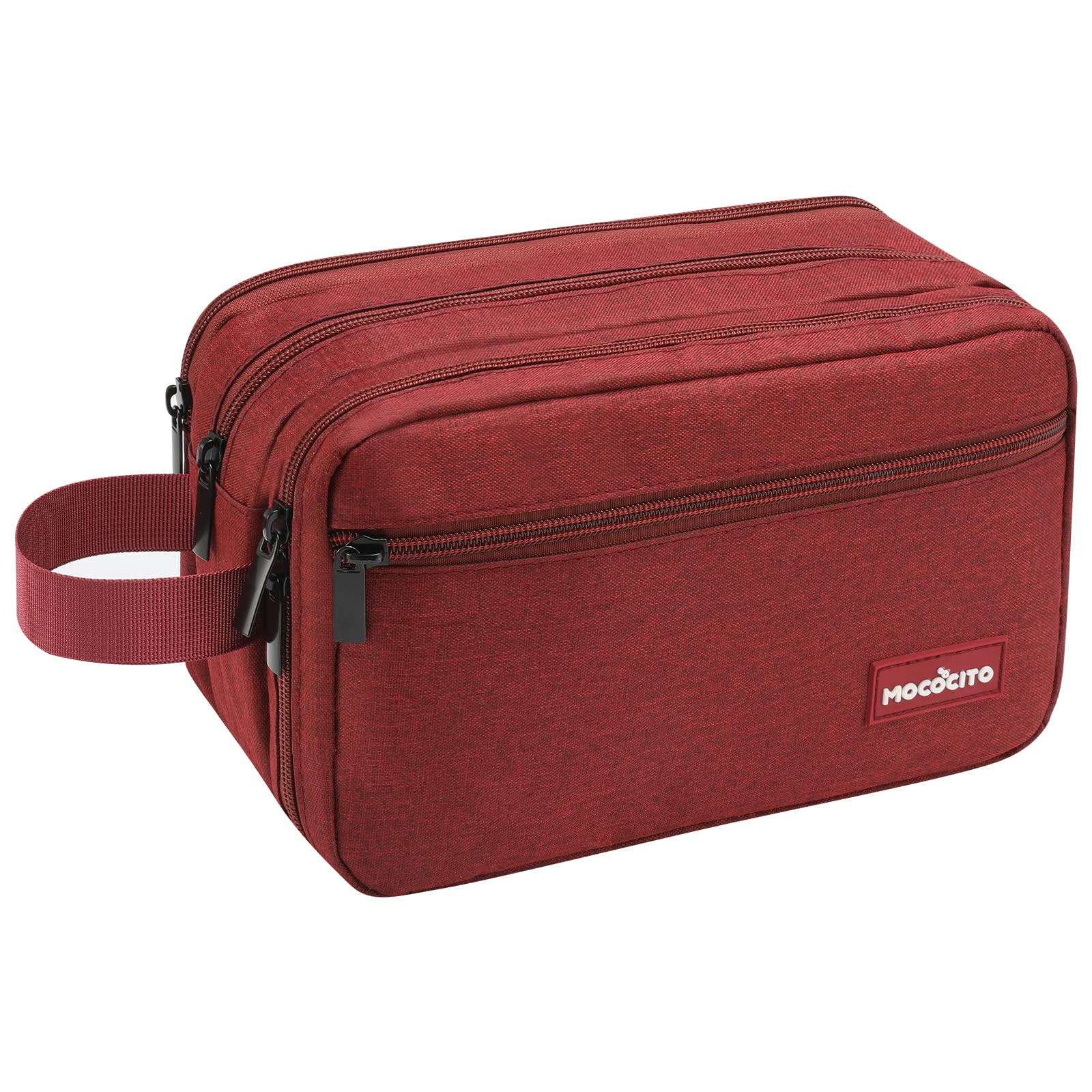 Men's Waterproof Hanging Toiletry Bag - Travel Shaving Organizer for Gym & Camping