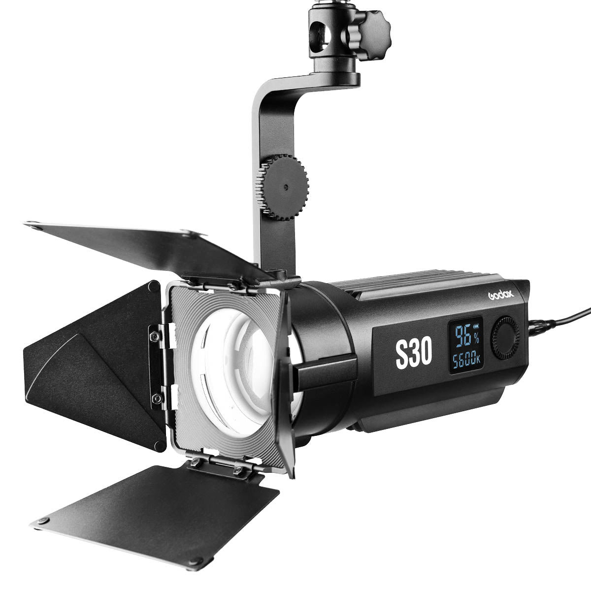 Godox S30 3-Head LED Video Light Kit with Stands & Accessories - Perfect for YouTube, Photography, and Studio Lighting