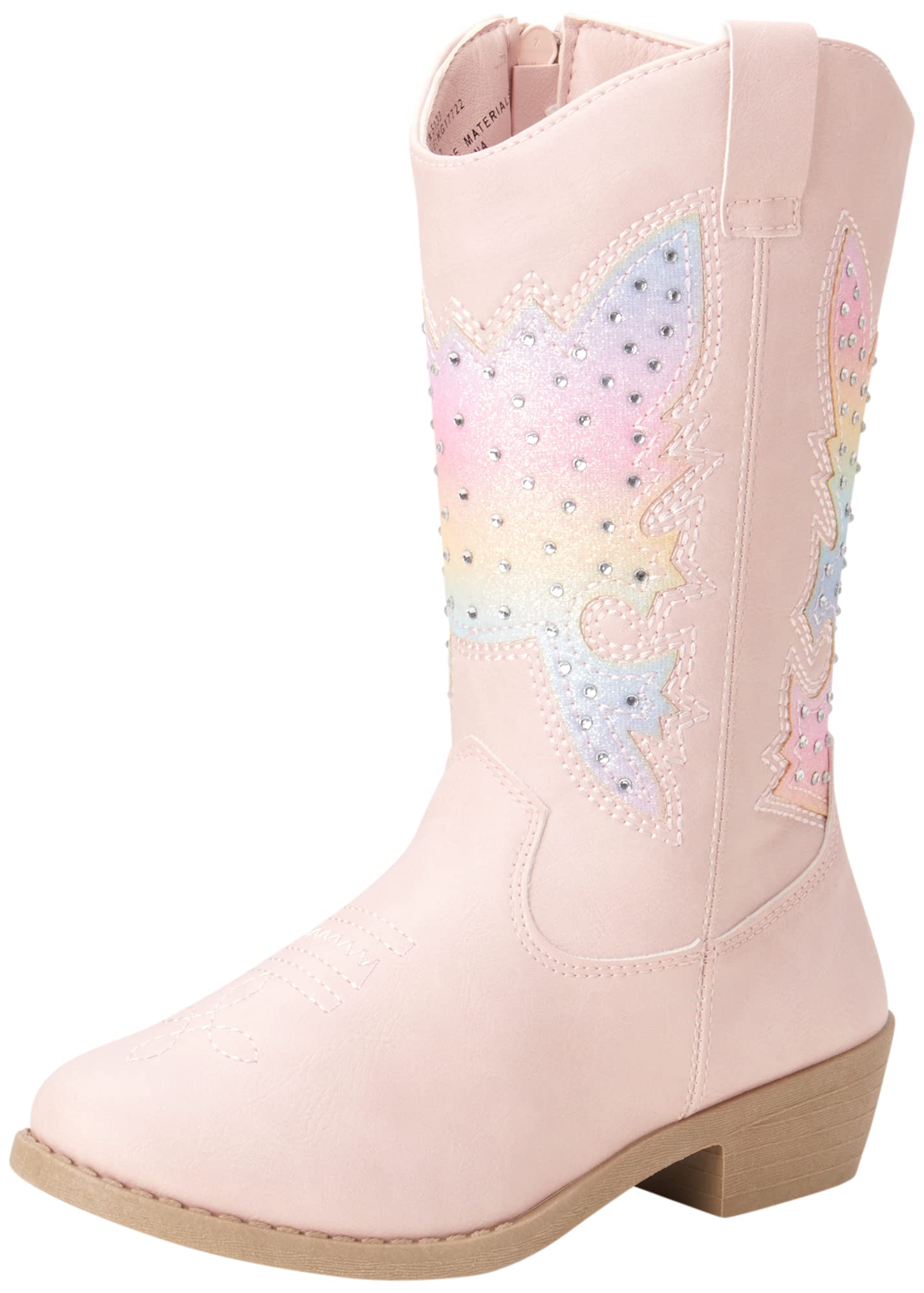 Girls' Western Cowboy Boots for Toddlers - Comfortable & Stylish Kids Cowgirl Boots for Western Rodeo, Party & Dress Up Play