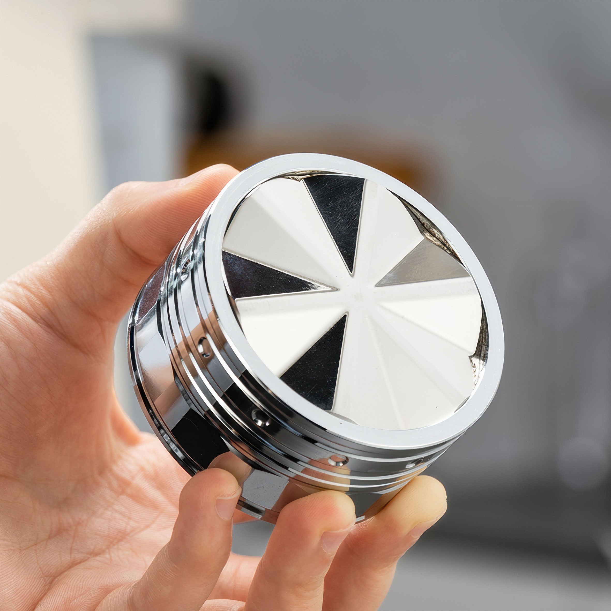 Stainless Steel UFO Gravity Distributor - Professional Concrete Leveling Tool for Floors, Walls & Countertops | Perfect for DIY & Construction Projects