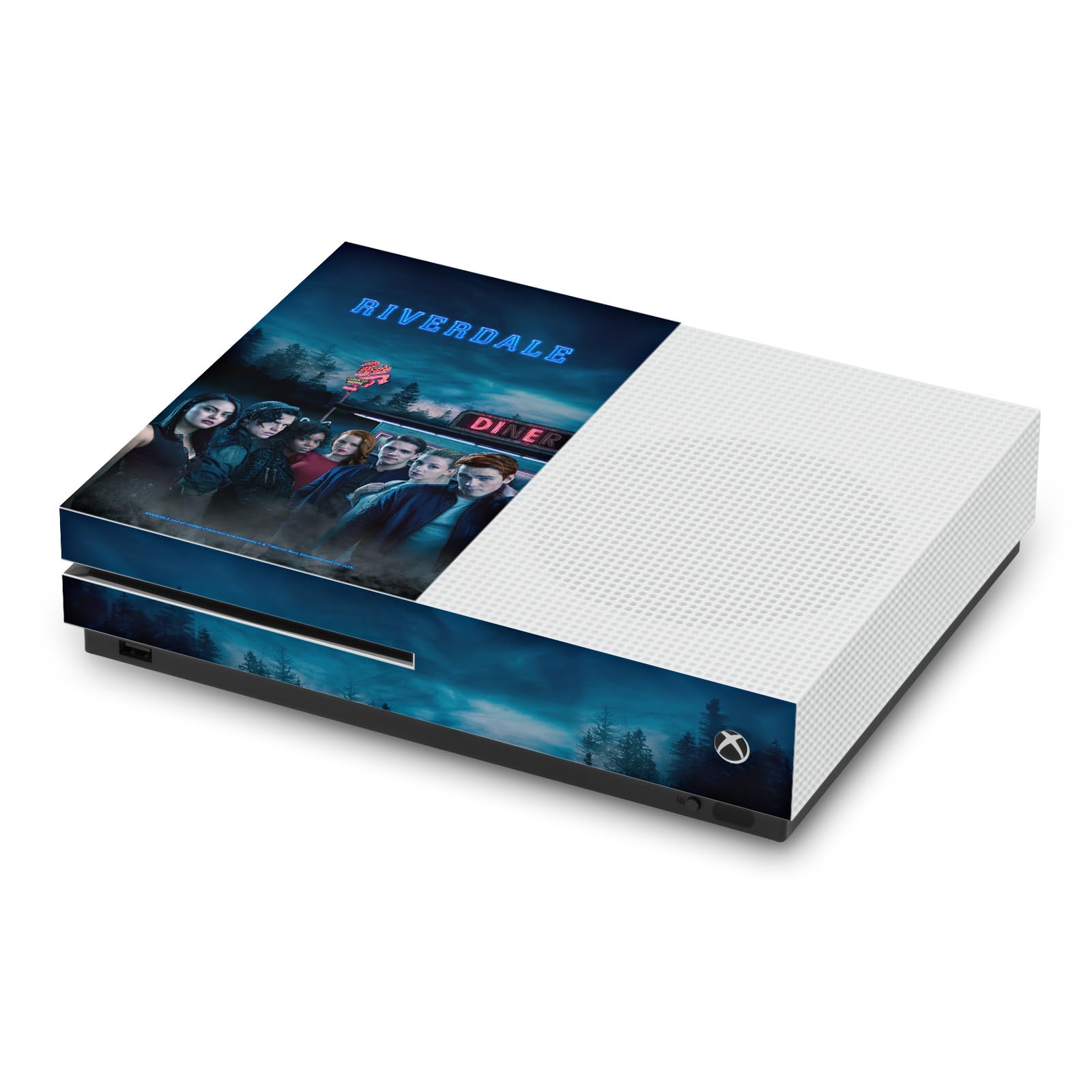 Official Riverdale Licensed Vinyl Skin Sticker - Character & Logo Design for Xbox One S Console - Gaming Decal, Protective Cover - Perfect for Customizing Your Gaming Setup
