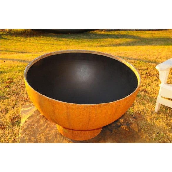Crater Gas Fire Pit with Penta 24-Inch Burner - Match Lit Outdoor Fire Pit for Patio, Backyard & Camping