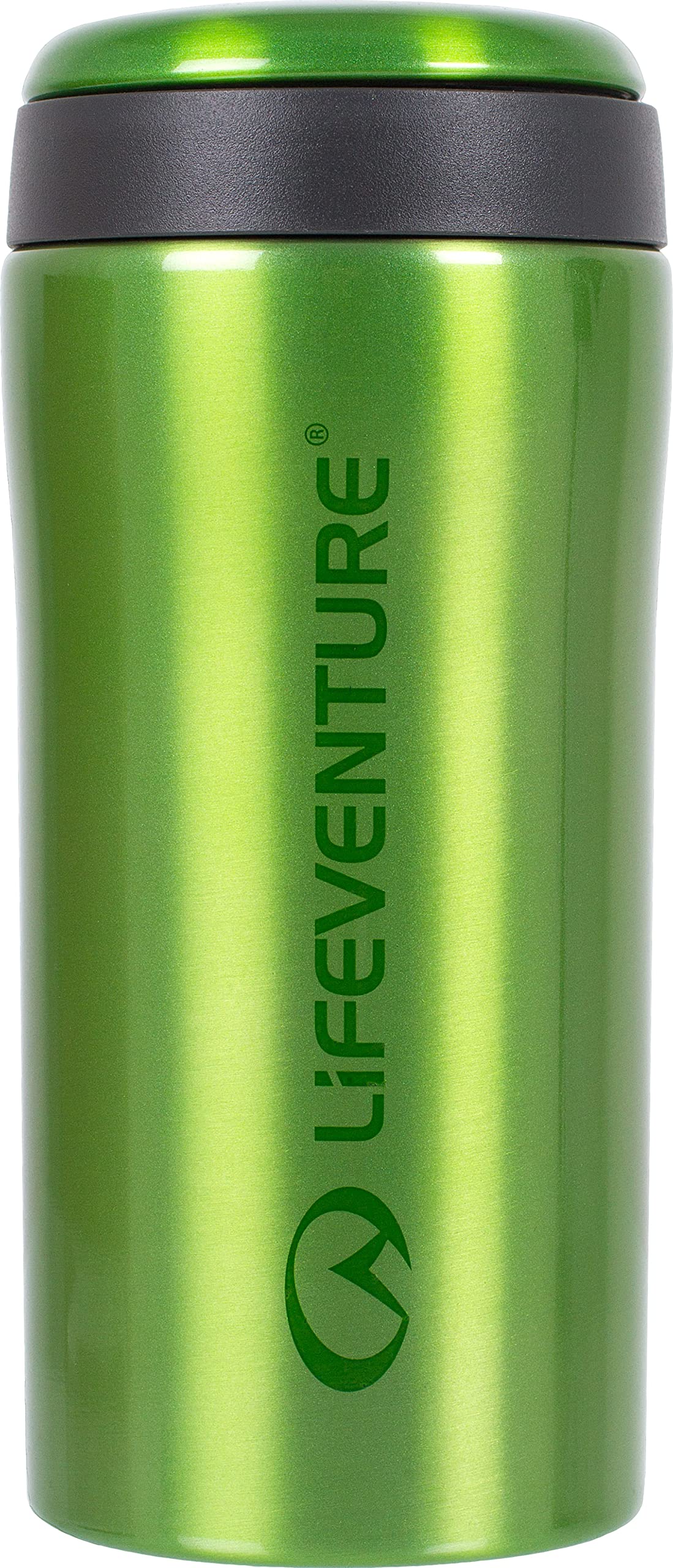 Premium 300ml Thermal Insulated Leakproof Travel Mug - Gloss Green - Keeps Drinks Hot/Cold for Hours - Perfect for Commuting, Hiking & Office Use