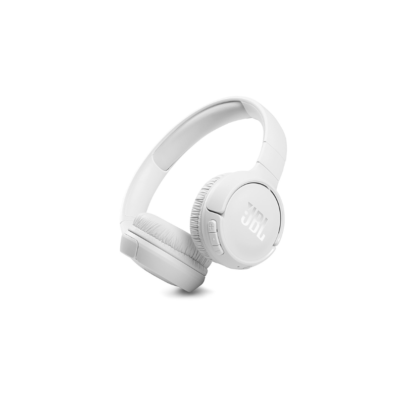 JBL Tune 510BT Wireless On-Ear Headphones - White | Bluetooth Headset for Gym, Travel & Work