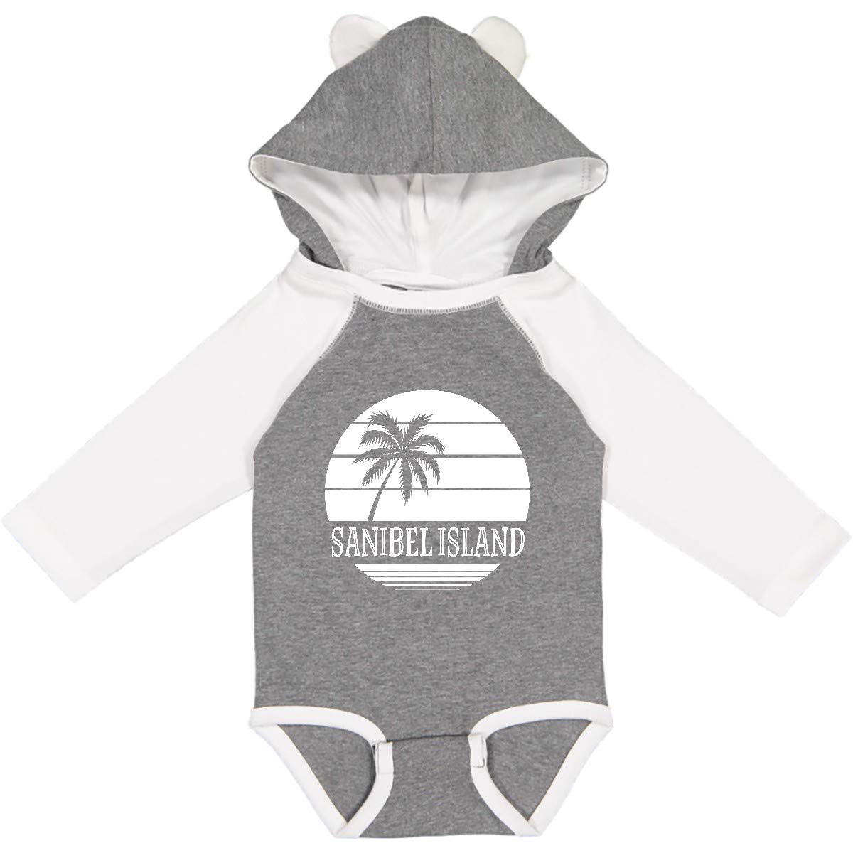 Inktastic Sanibel Island Florida Vacation Long Sleeve Baby Bodysuit - Soft Cotton Creeper for Newborns & Infants - Perfect for Beach Trips, Family Photos & Holiday Gifts