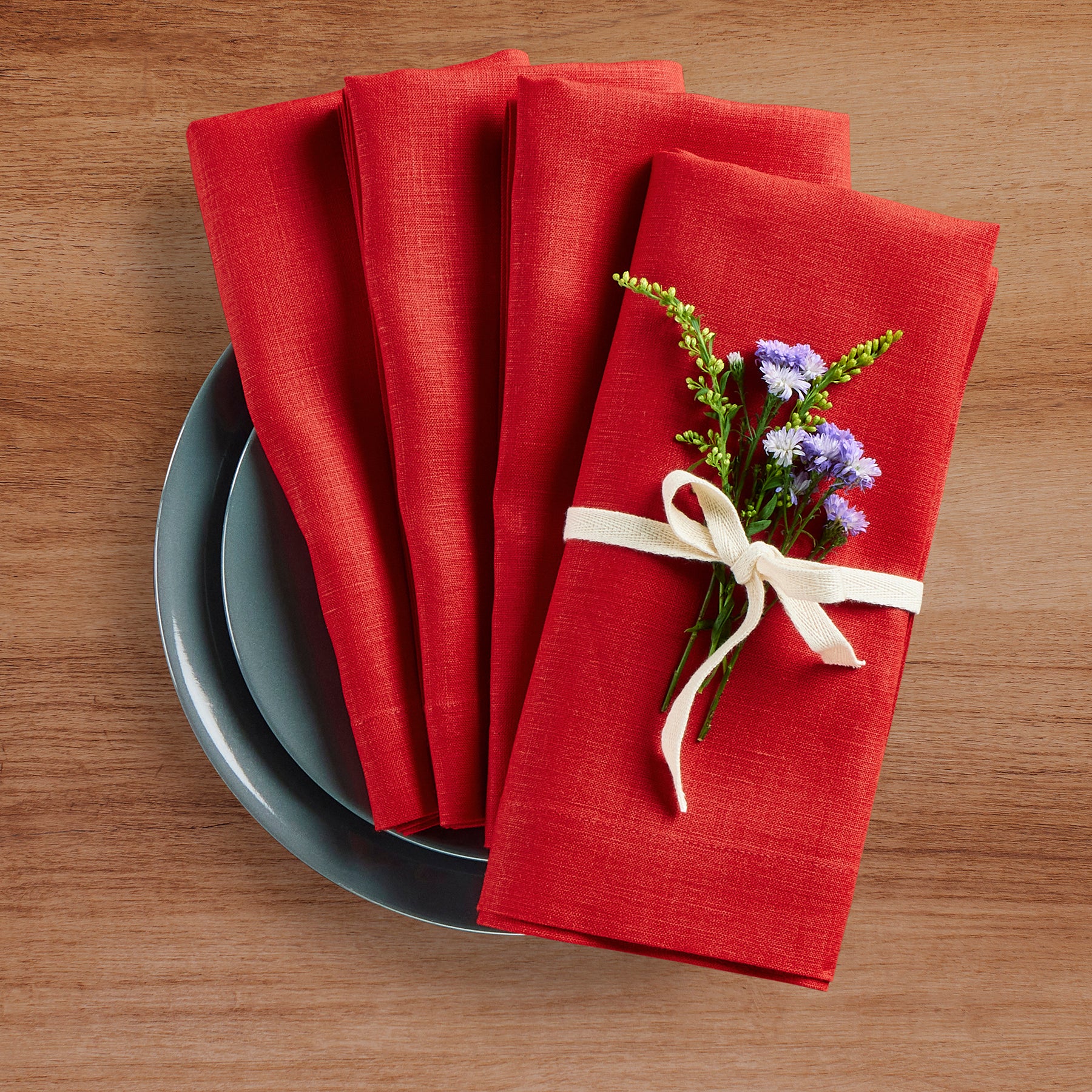 Premium Linen Napkins for Dining - Eco-Friendly & Elegant Table Linens for Weddings, Parties, and Everyday Use