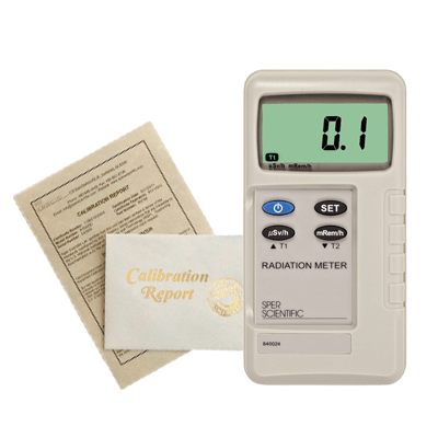NIST Traceable Radiation Meter with Certificate of Compliance - High Accuracy Radiation Detector for Industrial, Medical & Safety Use