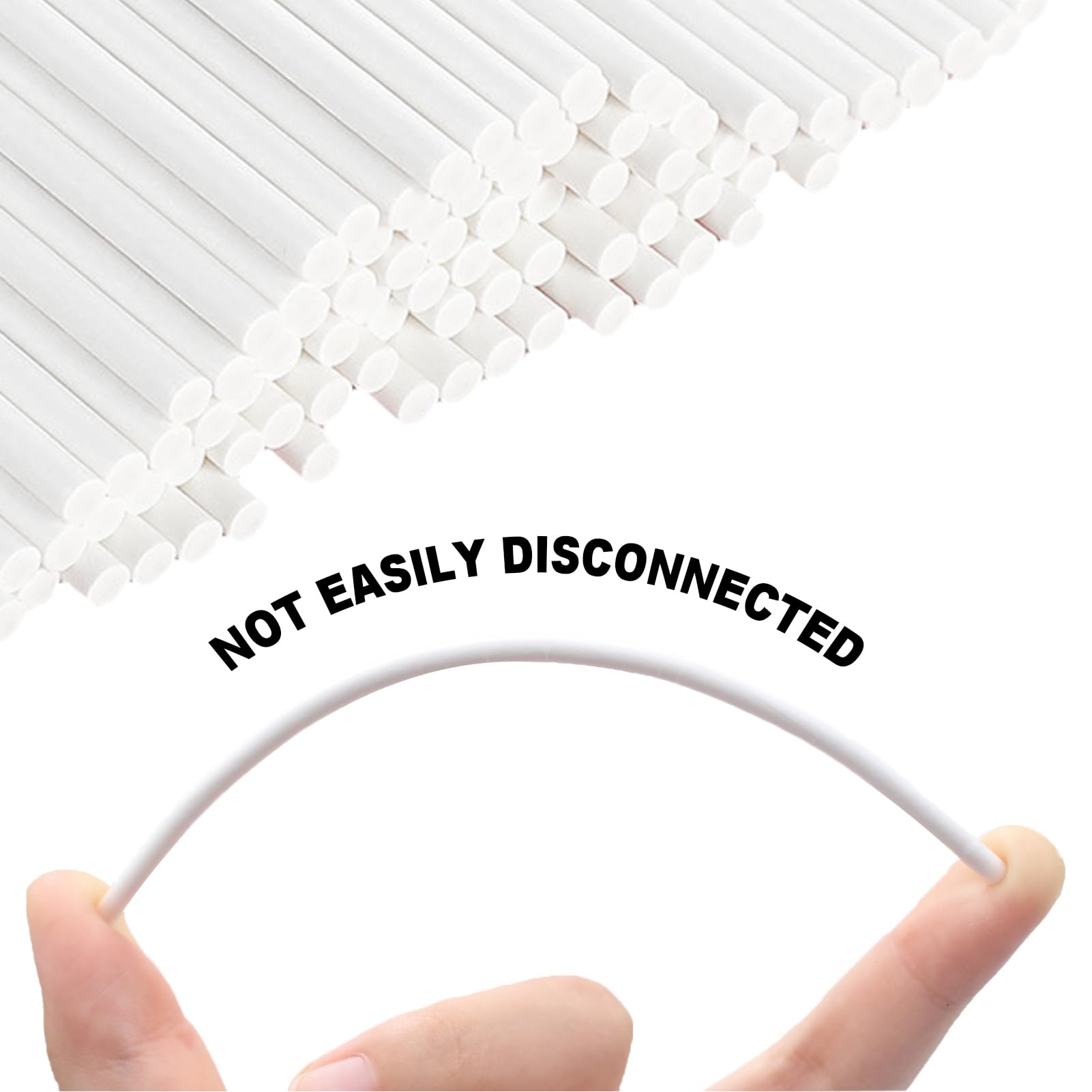 30 Pcs Cake Pop Sticks 10cm x 3.5mm - White Lollipop Sticks for Baking, DIY Cake Decorating, Candy Making - Perfect for Birthday Parties, Wedding Favors & Holiday Treats