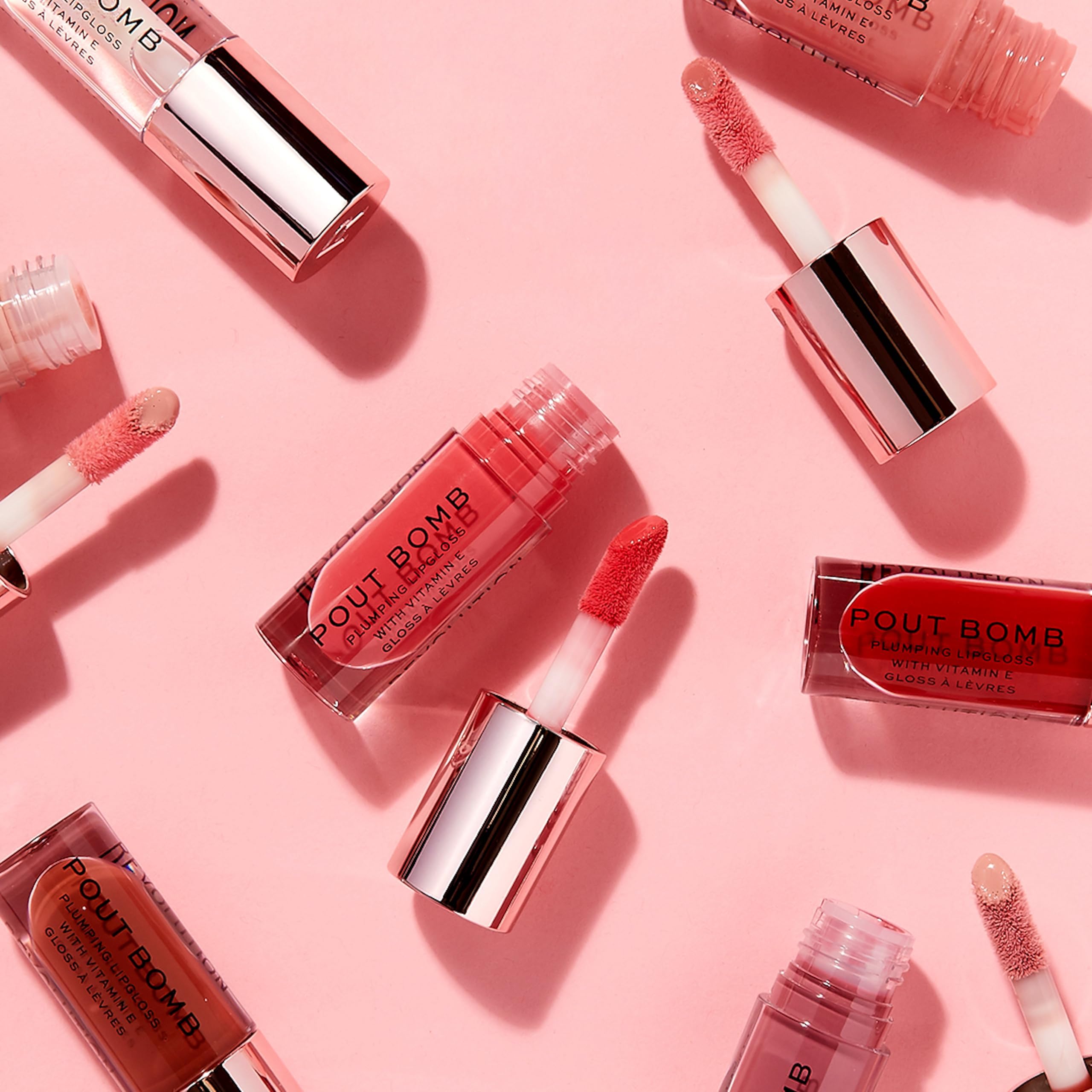 Makeup Revolution Juicy Red Lip Gloss - Hydrating, Shiny & Long-Lasting Lipgloss for Women | Perfect for Daily Wear, Parties & Special Occasions