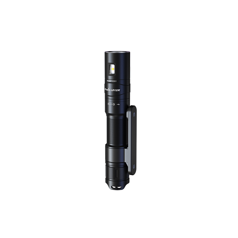 Fenix LD12R Rechargeable Flashlight - 600 Lumens High Brightness, Dual Light Modes for Camping, Hiking & Emergency Use