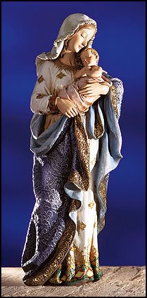 Madonna and Child Statue - Religious Home Decor, Catholic Gifts, Christian Art for Church Altar, Christmas Nativity Scene, Baptism & First Communion Gift