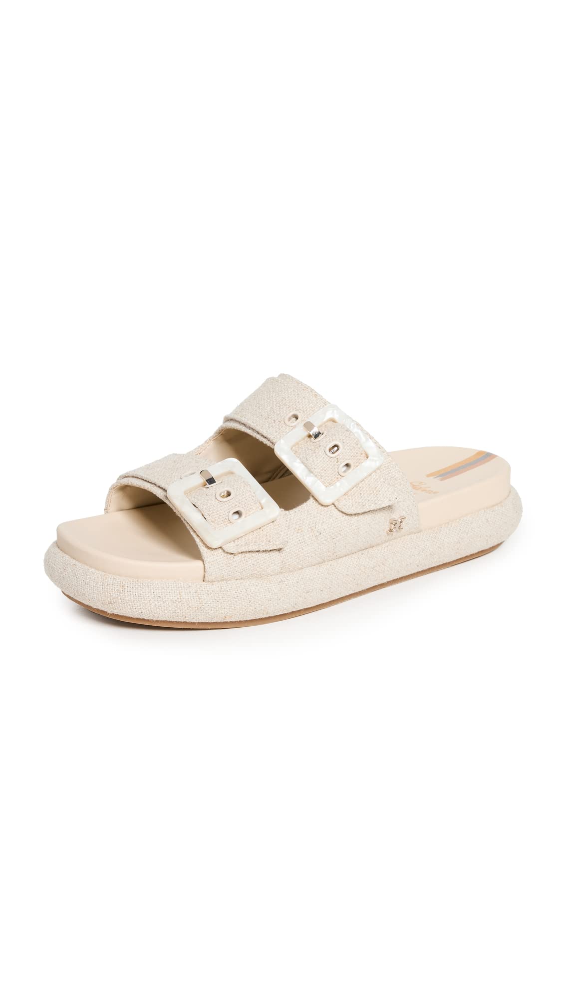 Sam Edelman Women's Kenzie 2 Slides - Comfortable Summer Sandals for Women, Casual Slip-On Slides with Cushioned Footbed - Perfect for Beach, Pool, and Everyday Wear