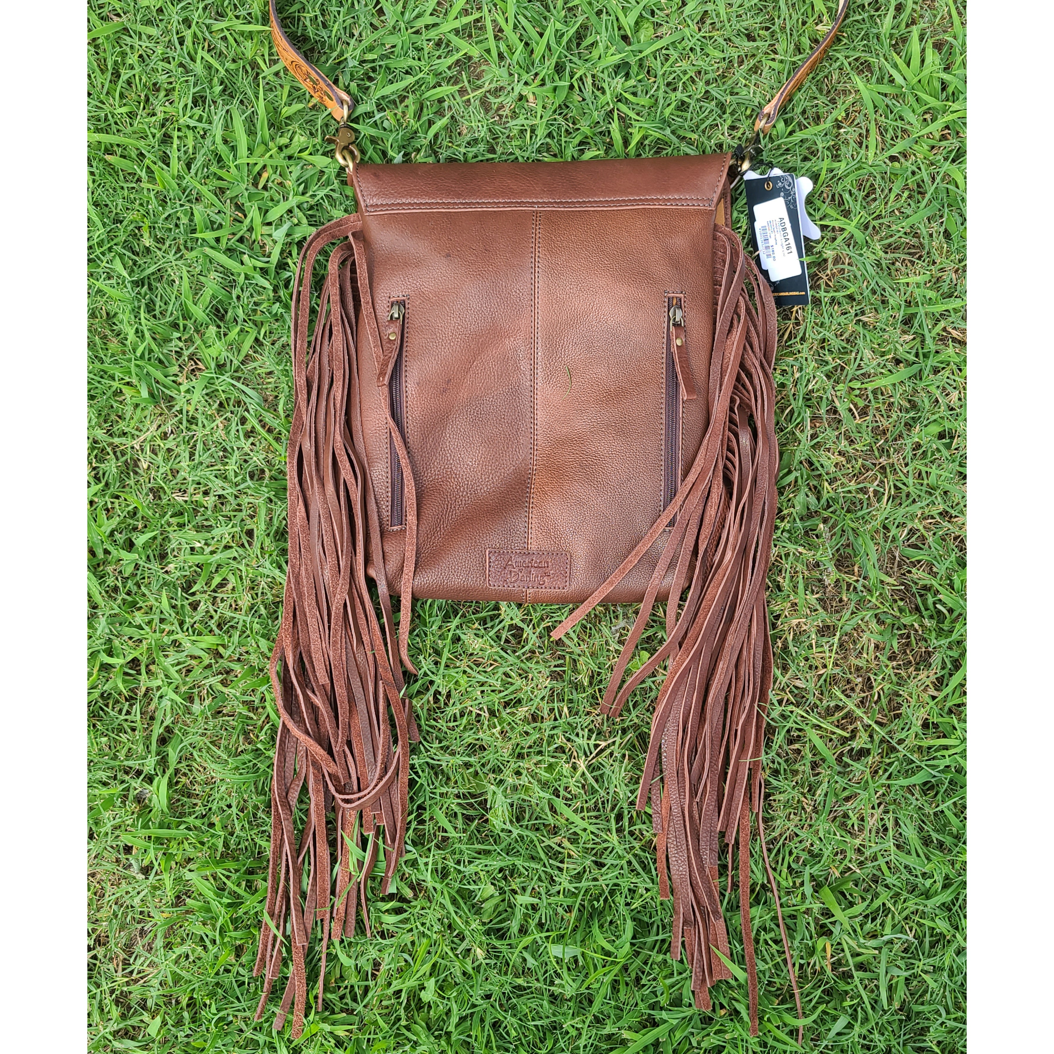 American Darling Conceal Carry Floral Leather Fringe Bag - Stylish & Functional Crossbody Purse for Women | Perfect for Everyday Use, Travel & Concealed Carry