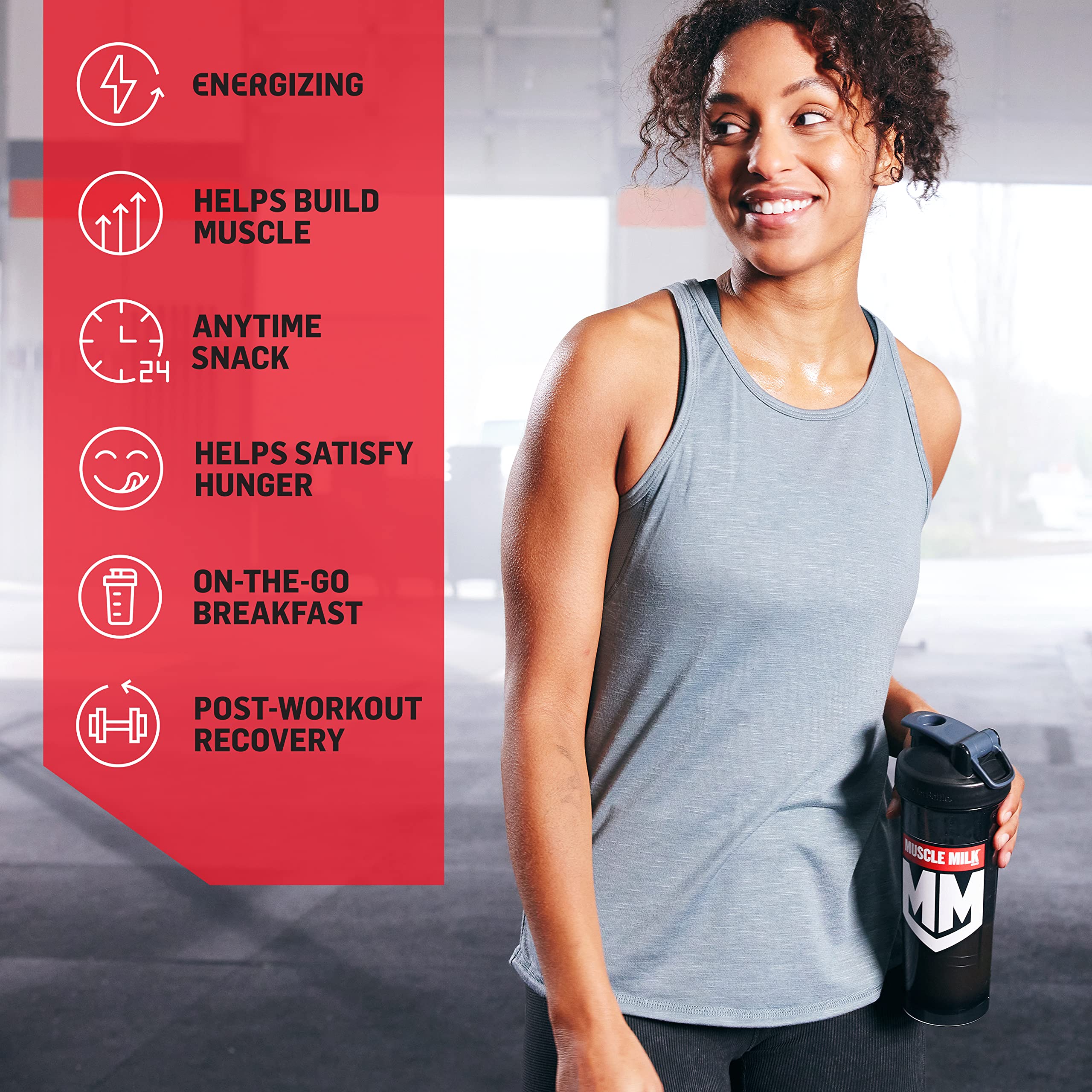 Muscle Milk 100% Whey Protein Powder - Vanilla Flavor (5lb, 68 Servings) | 25g Protein, 2g Sugar, Low Fat | NSF Certified for Sport | Post-Workout Recovery & Energy Boost | Ideal for Gym, Weight Training & Healthy Snacking | Packaging May Vary