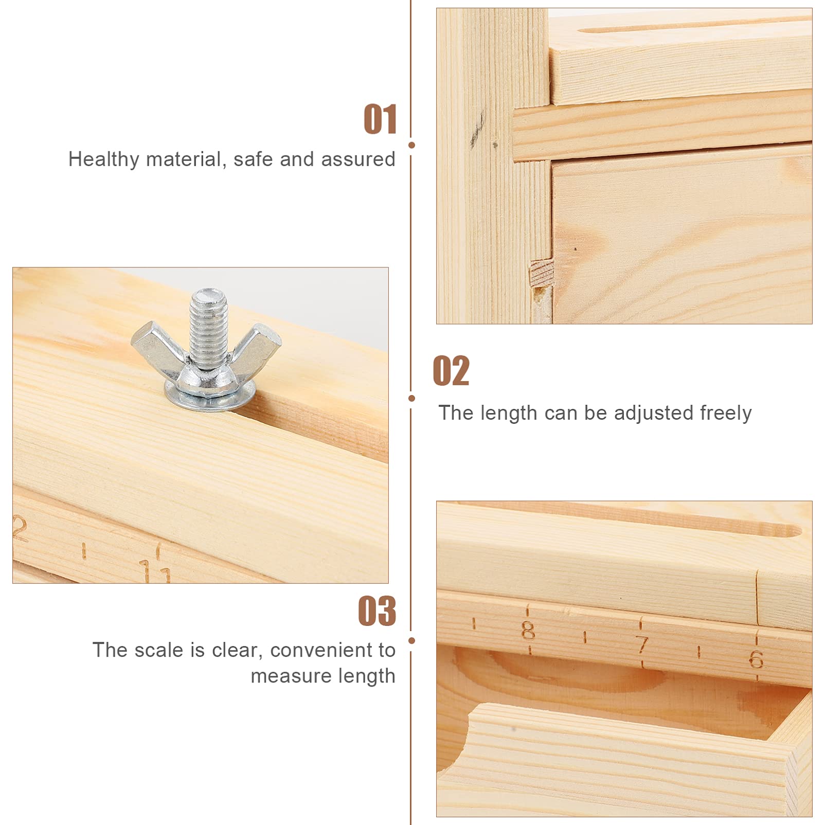 Wakauto Wood Bracelet Maker Kit with Cord - DIY Weaving Tools for Crafting Bracelets
