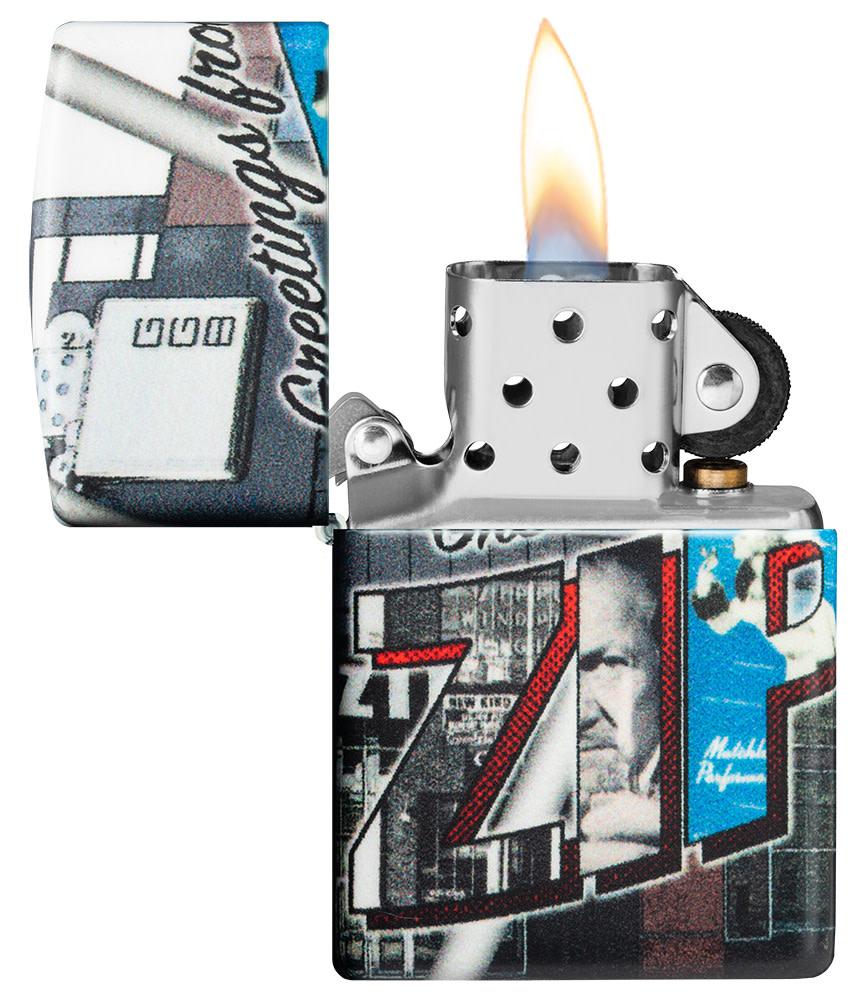 Zippo Classic Windproof Lighter - Refillable & Durable for Outdoor Adventures, Camping, and Everyday Use